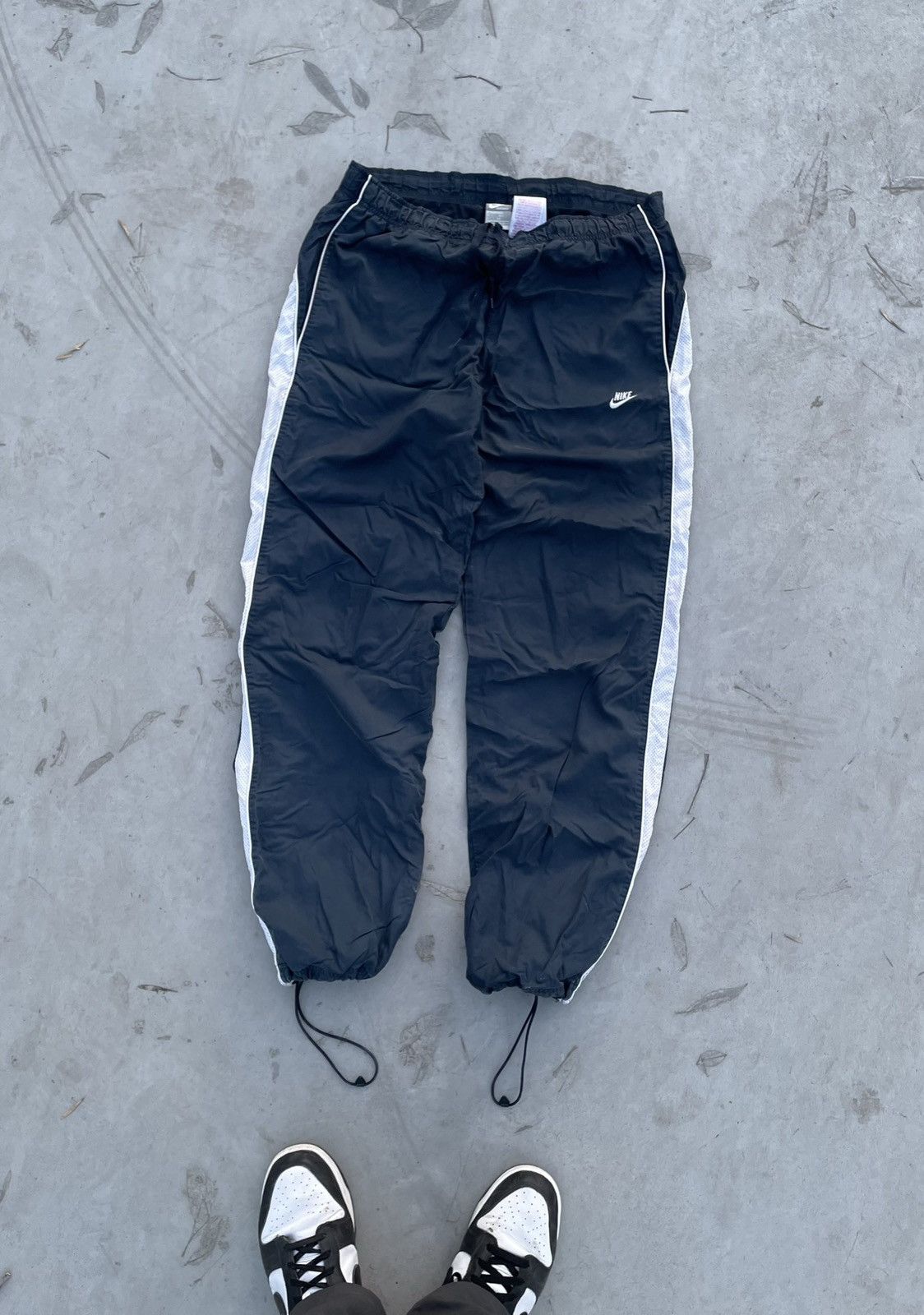 Nike Nike Vintage Dark Blue Nylon Track Pants Drill Y2K Size US 33 - 5 Thumbnail