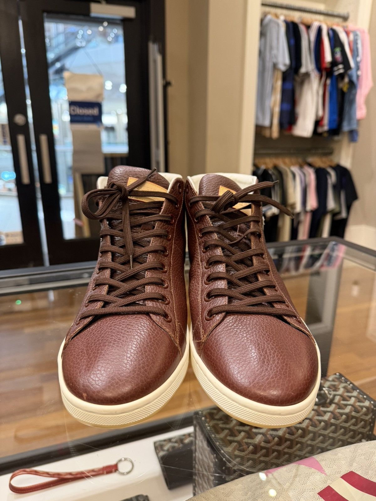 Louis Vuitton Louis vuitton Fastball High Leather Sneaker Size US 8.5 / EU 41-42 - 5 Thumbnail