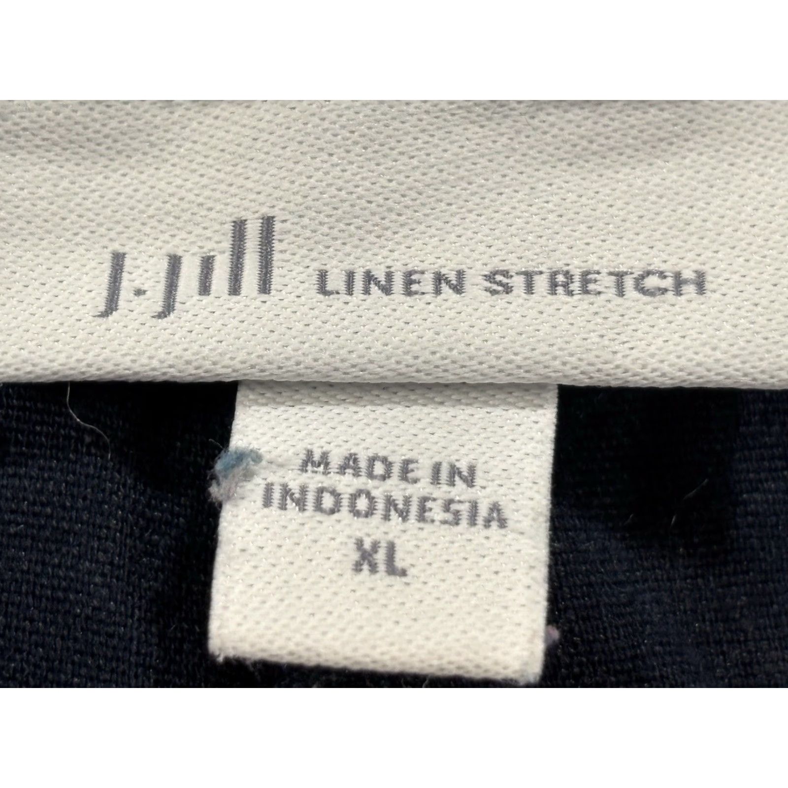 J. Jill VINTAGE J Jill Linen Pants Womens XL Blue Crop Ankle Stretch Pull-On Size 40" / US 18 - 6 Thumbnail