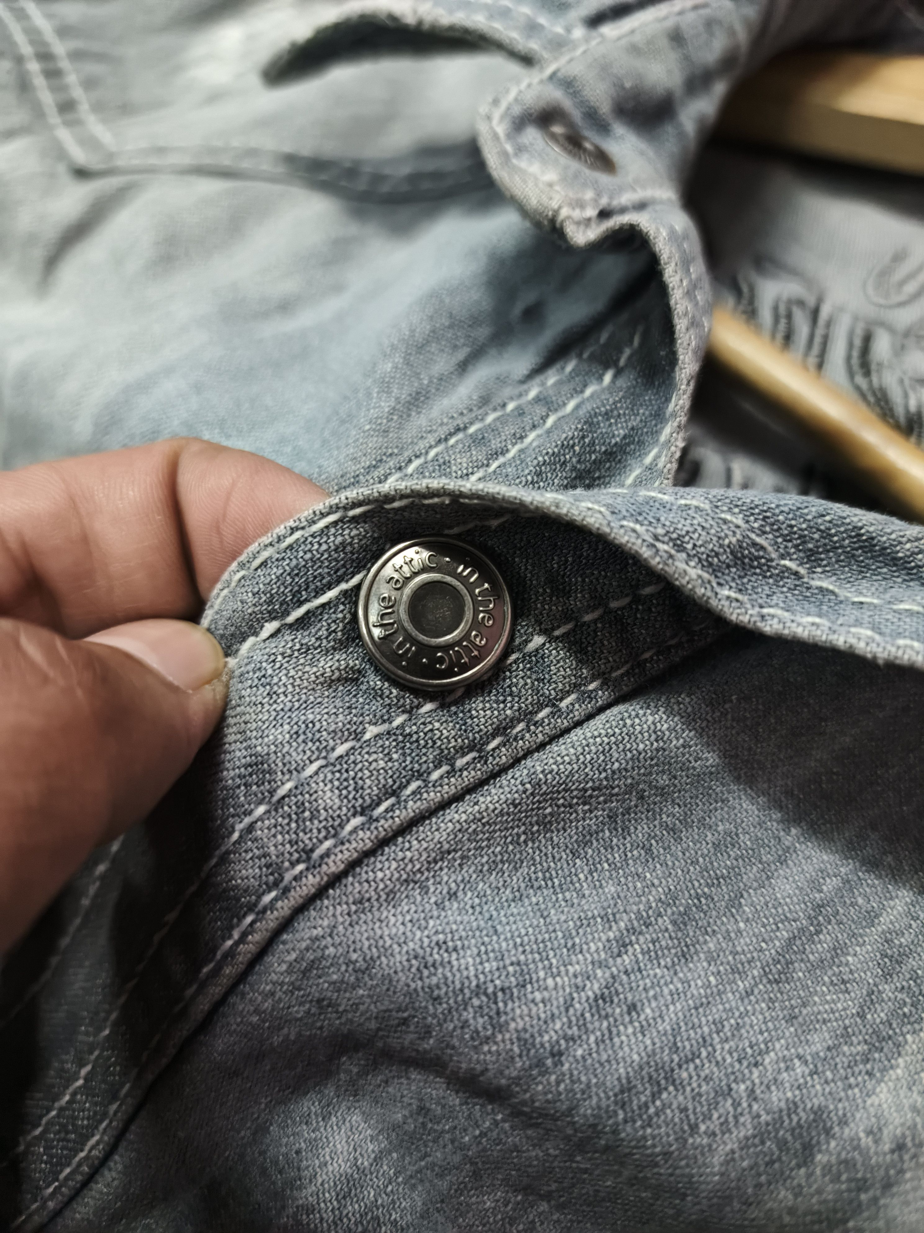 In The Attic IN THE ATTIC DENIM SHIRT BUTTON Size US M / EU 48-50 / 2 - 5 Thumbnail