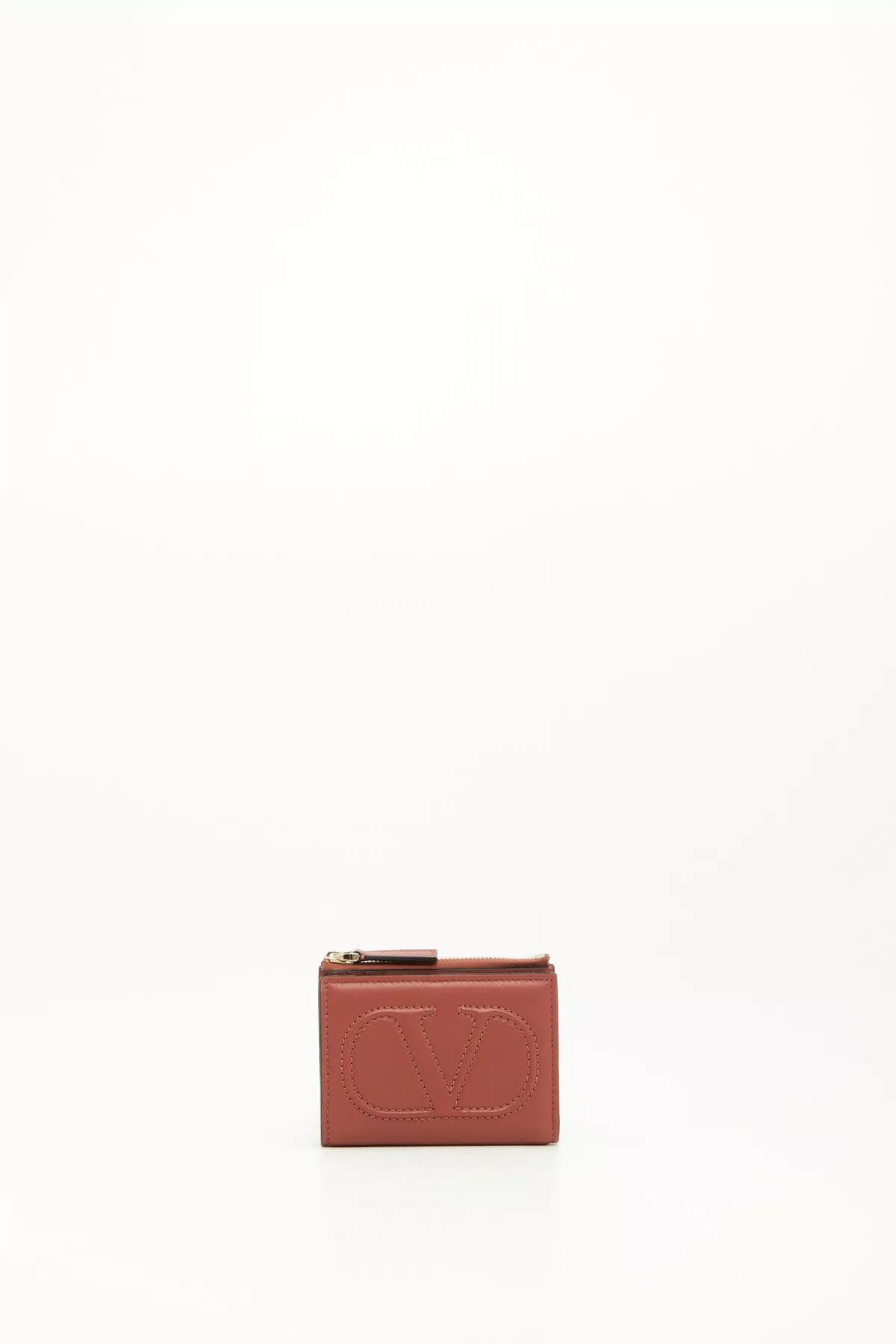 Valentino o1s1wg110426 Size: OS / Vlogo Walk Compact Nappa Wallet Size ONE SIZE - 1 Thumbnail