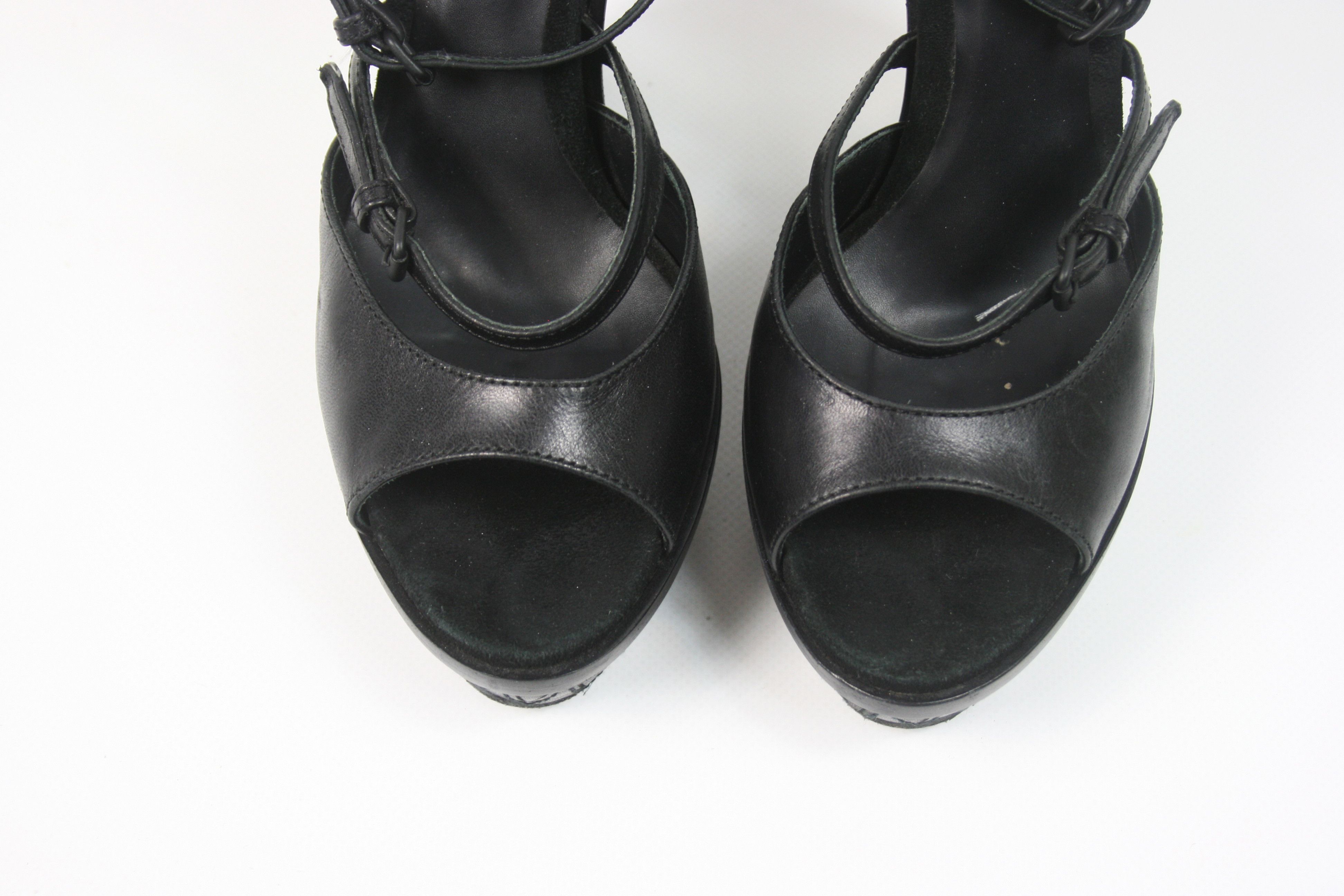 Bottega Veneta Wedge Tanned Leather Sandals Size US 8 / IT 38 - 6 Thumbnail