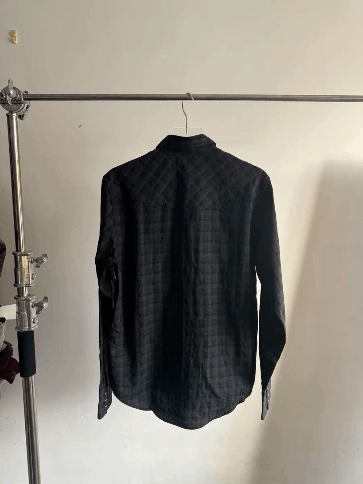 Saint Laurent Paris Sz 40 Siant Laurent PAris Hedi Plaid Shirt Size US M / EU 48-50 / 2 - 2 Thumbnail