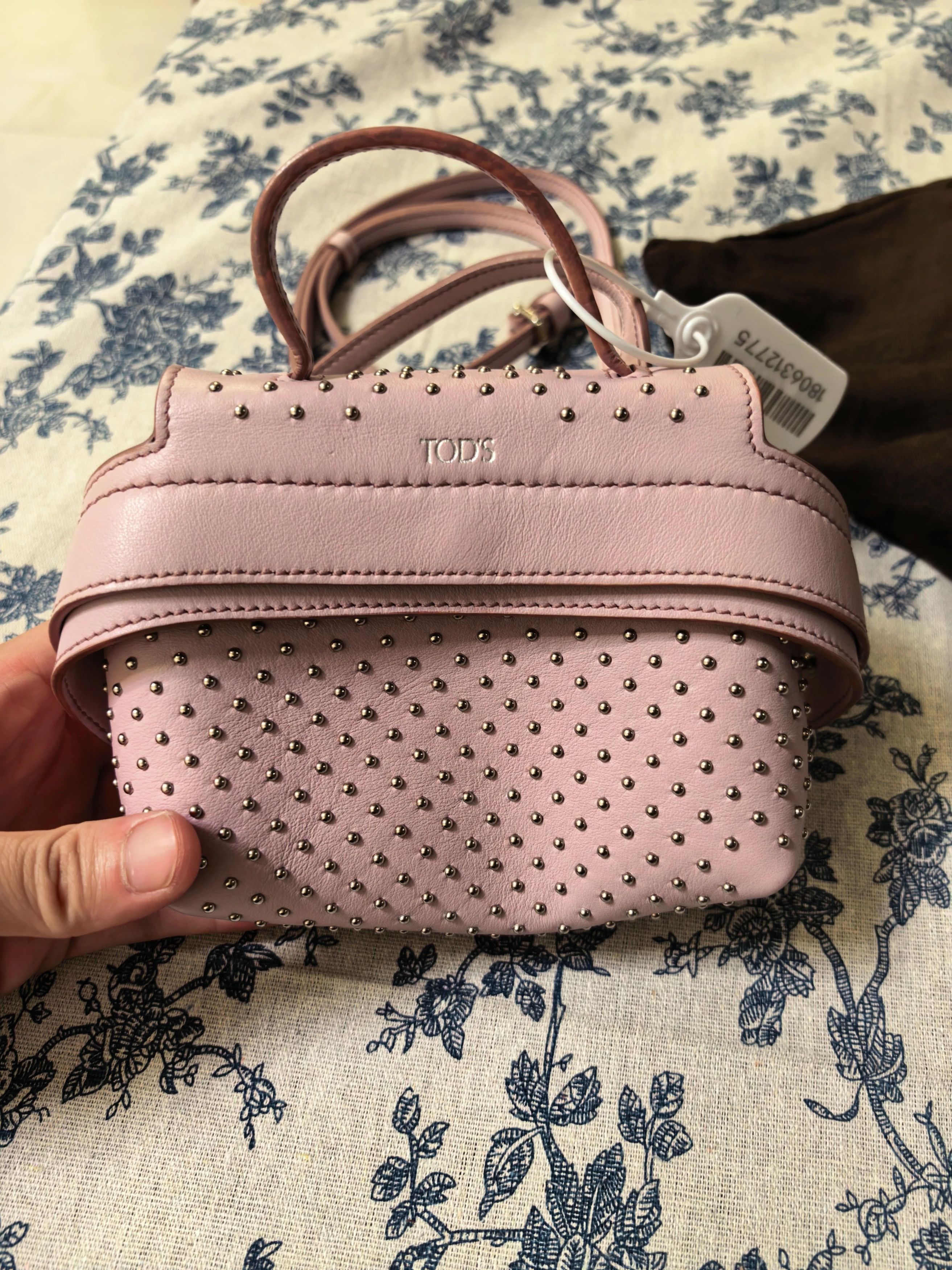 Tod's TODS Wave Micro 2-Way Bag Nude Pink Size ONE SIZE - 1 Thumbnail
