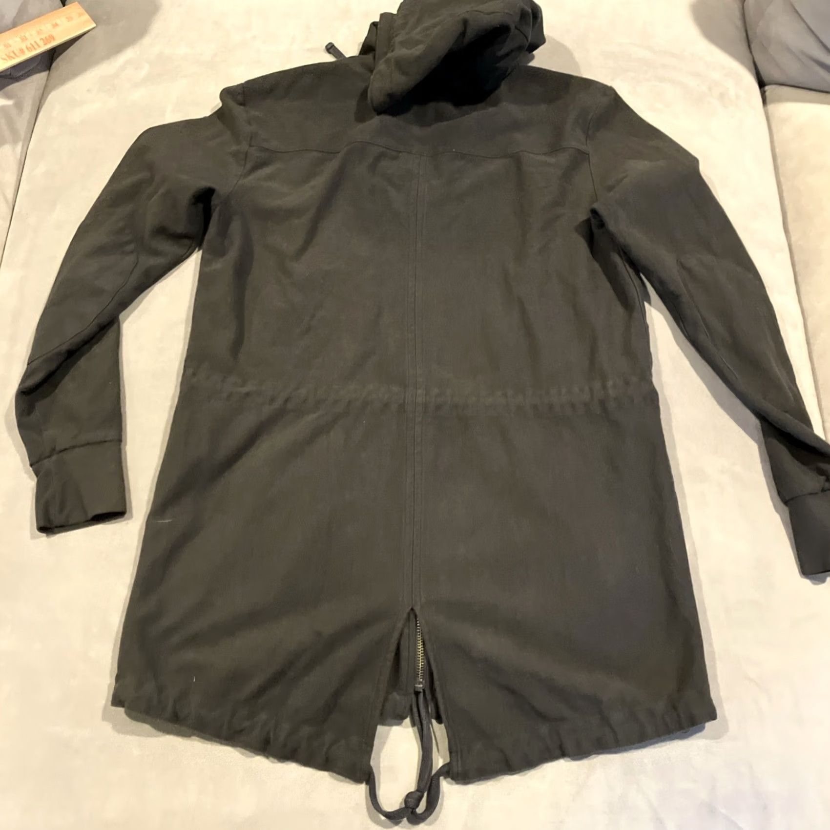 James Perse James Perse Gray Full Zip Utility Jacket Hood Drawstring Waist Women’s M Medium Size M / US 6-8 / IT 42-44 - 6 Thumbnail