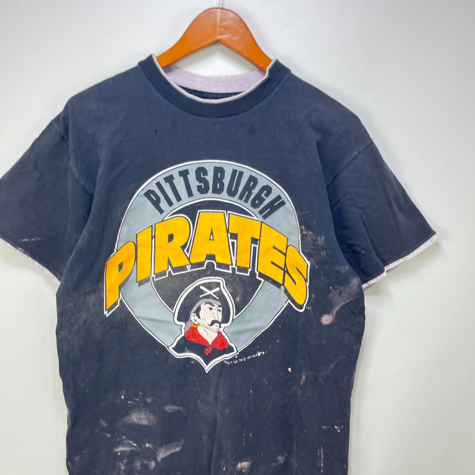 Other Vintage 90s Pittsburgh Pirates T Shirt MLB XL Sun Faded Size ONE SIZE - 2 Thumbnail