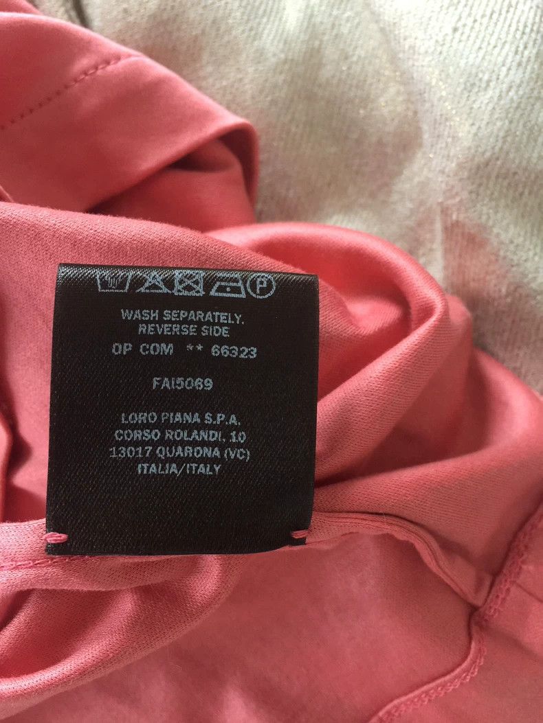 Loro Piana LORO PIANA Watermelon fan classic short sleeves Size L / US 10 / IT 46 - 7 Thumbnail