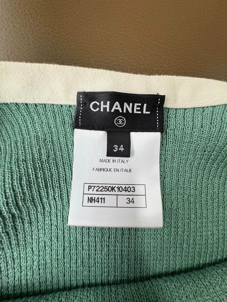 Chanel Chanel Lake blue rhinestone logo rabbit ear bow suspender Size XXS / US 00 / IT 34 - 6 Thumbnail