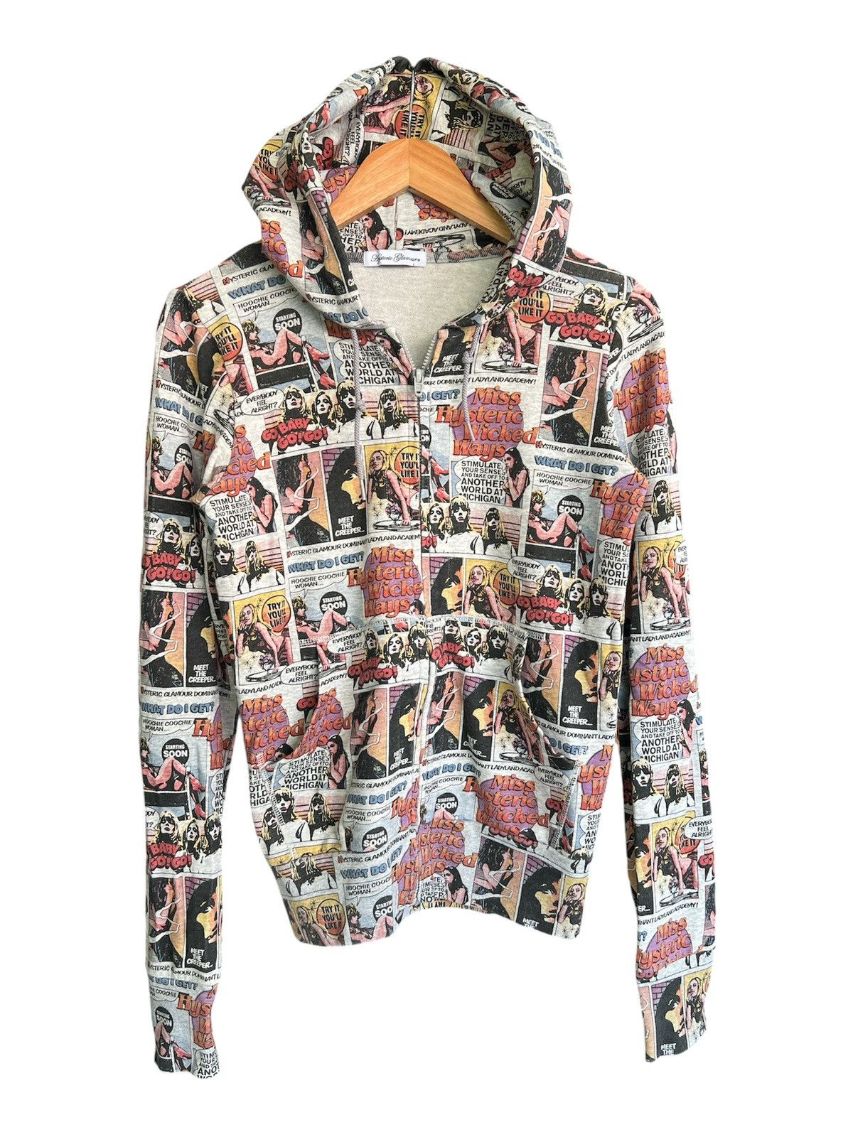 Hysteric Glamour vintage 2000's hysteric glamour wicked ways zip up hoodie Size ONE SIZE - 1 Thumbnail