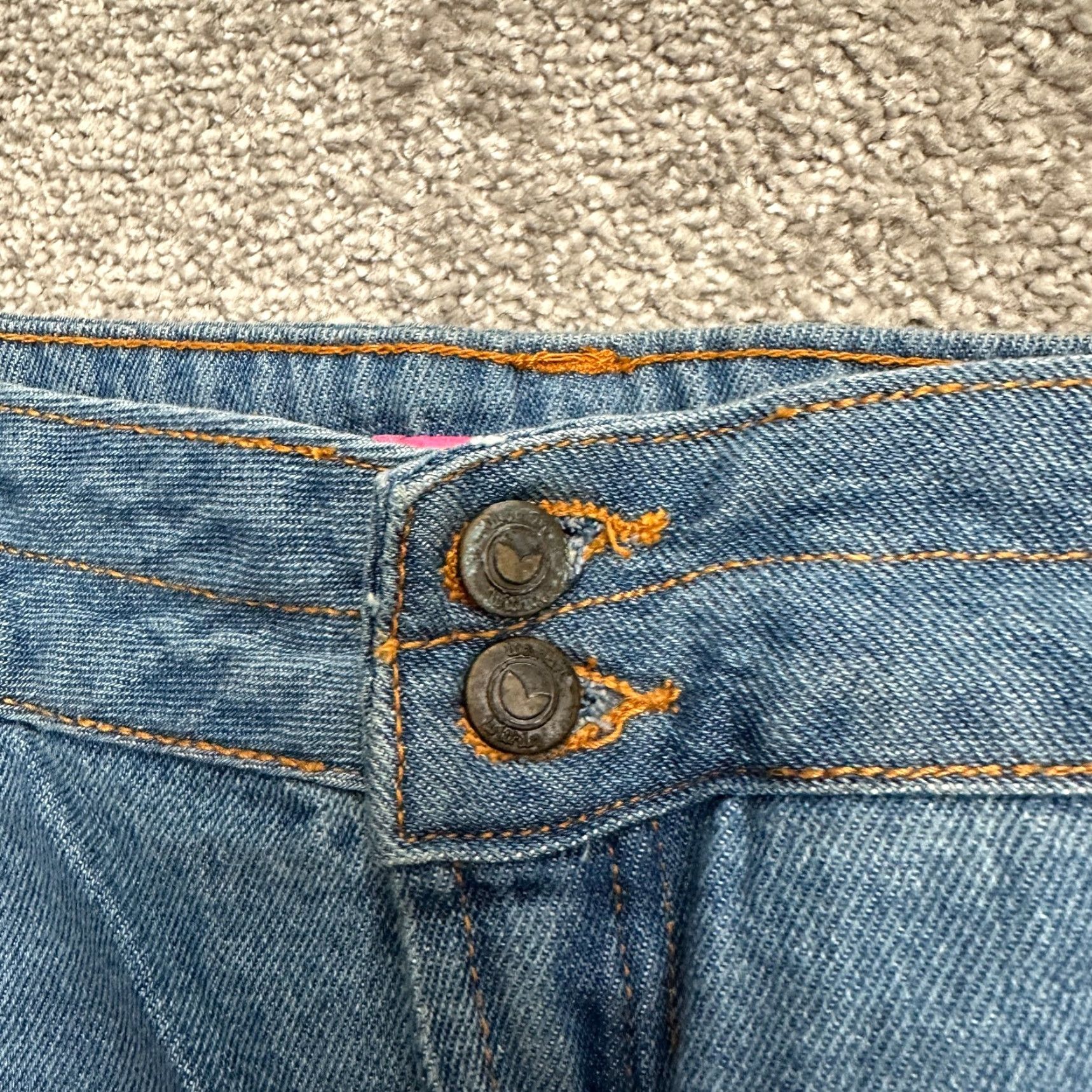 Vintage Woman Within Denim Jeans 20W Womens Blue Straight Casual NWOT 42x31 Natural Fit Size 42" / US 20 - 3 Thumbnail