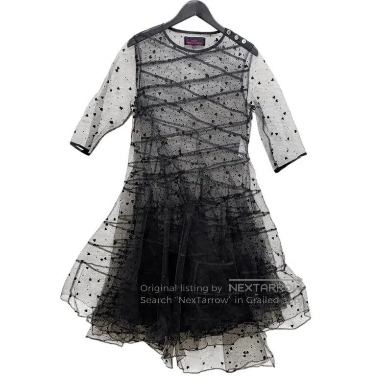 Comme des Garcons Comme Des Garcons Sheer heart-shaped dress Size M / US 6-8 / IT 42-44 - 1 Thumbnail