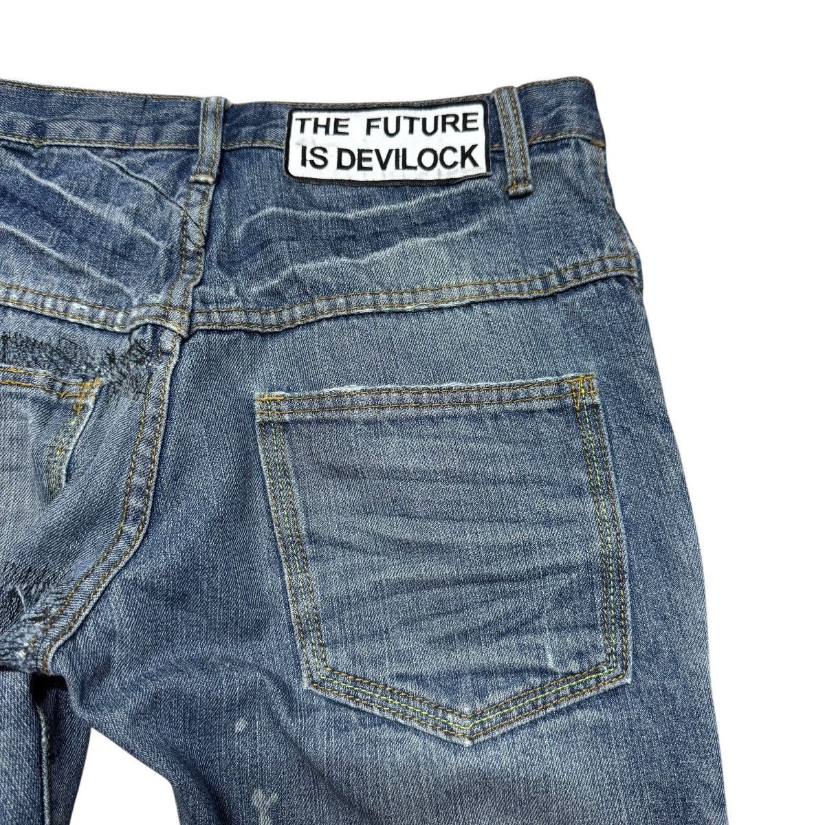 Devilock Vintage Devilock Distressed Denim Jeans Size US 30 / EU 46 - 1 Thumbnail