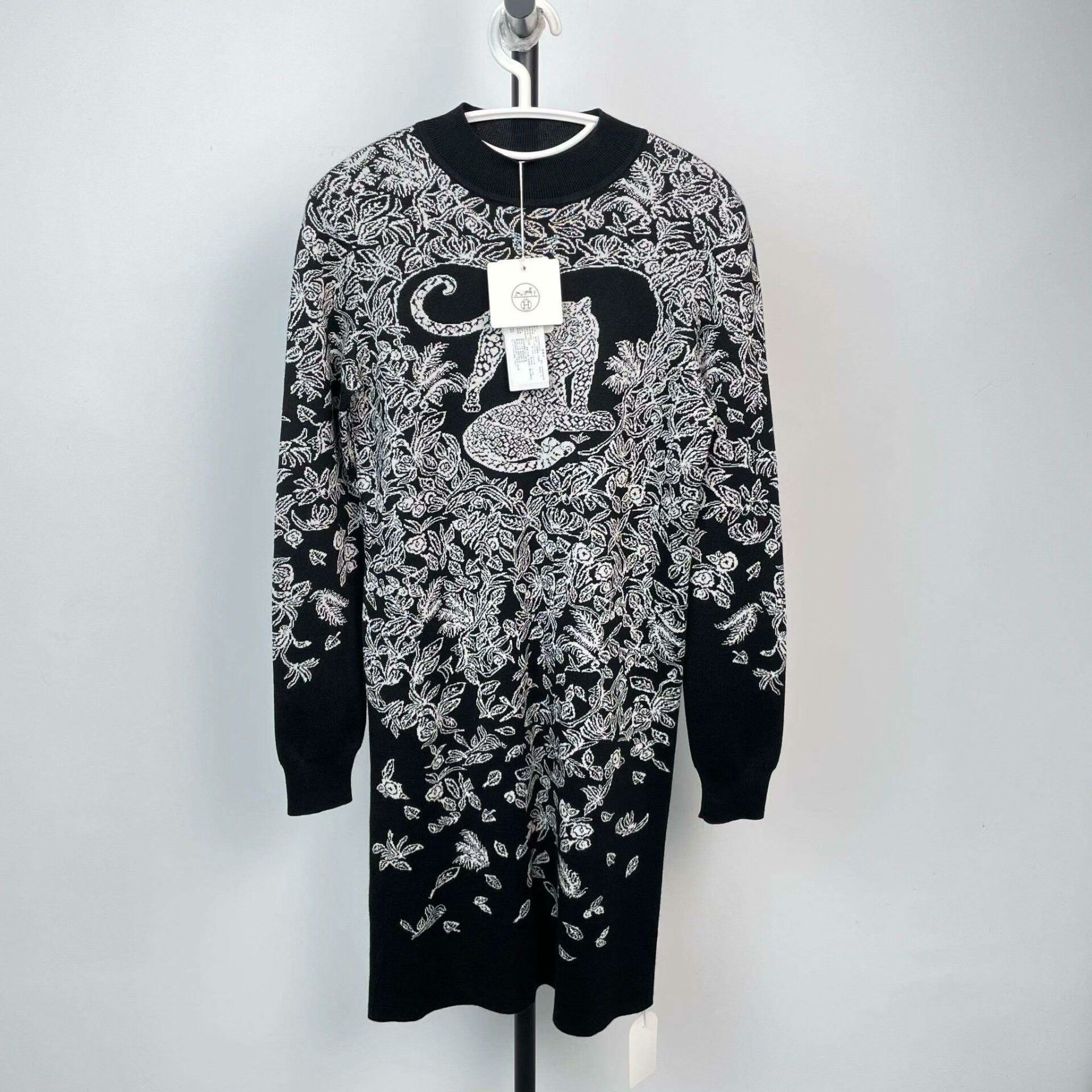 Hermes Hermes Knit Black Dress 36 Women Size S / US 4 / IT 40 - 1 Thumbnail