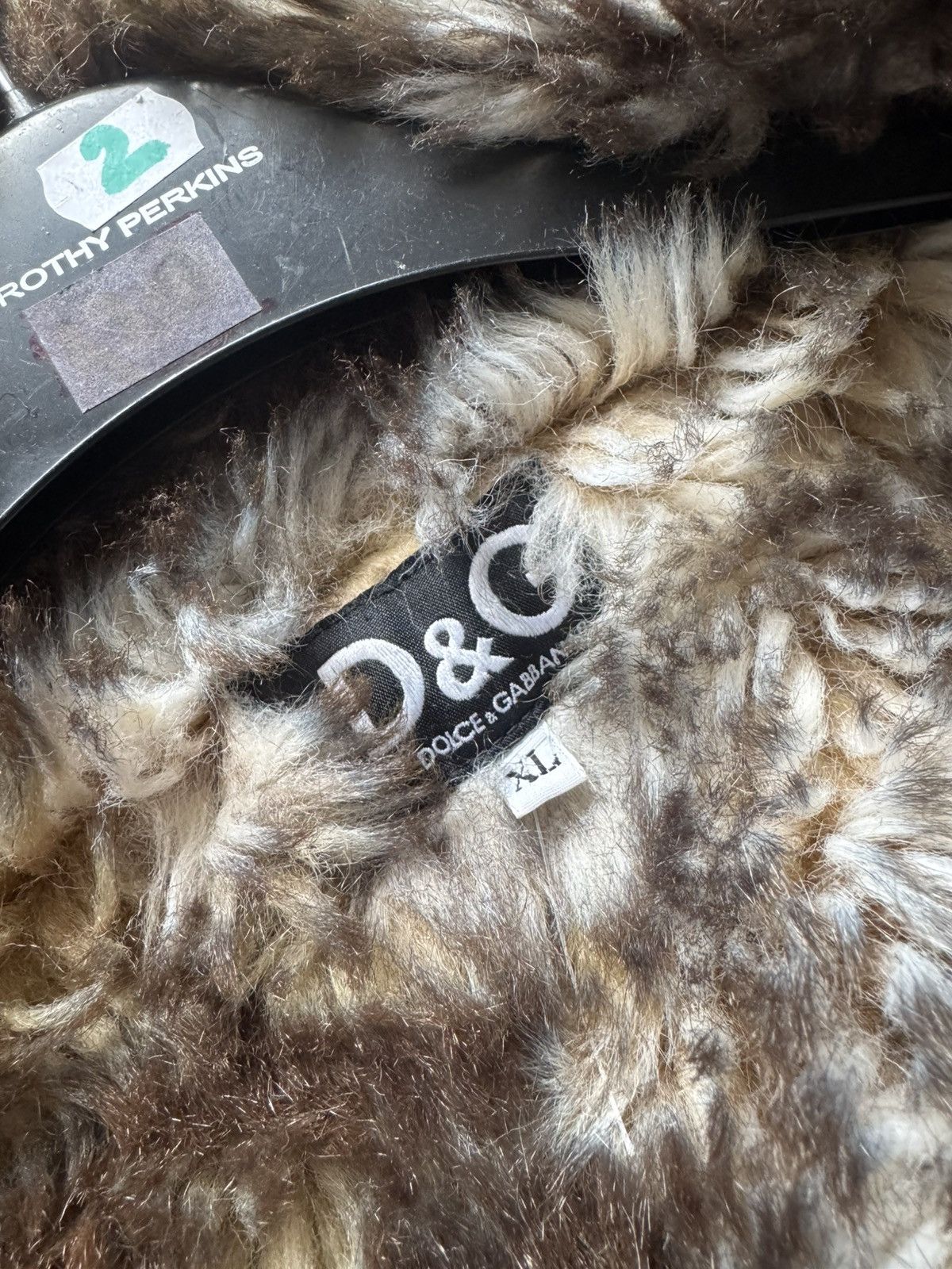 Dolce & Gabbana AW2001 DOLCE&GABBANA Archival Fux Jacket Size XL / US 12-14 / IT 48-50 - 10 Thumbnail