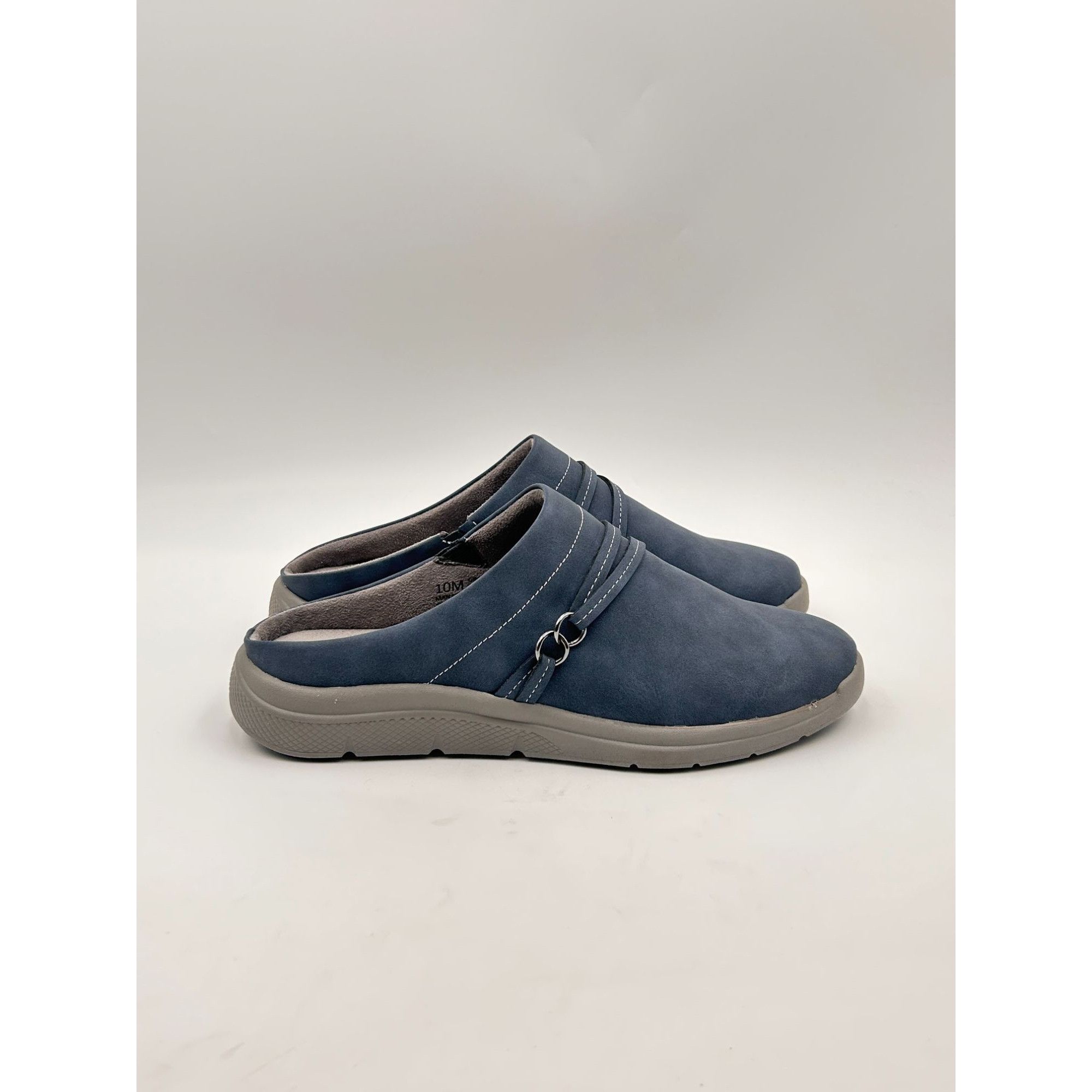 Other JSport Gina Navy Clogs Women US 8M Memory Foam Comfort Slip Size US 8 / IT 38 - 1 Thumbnail