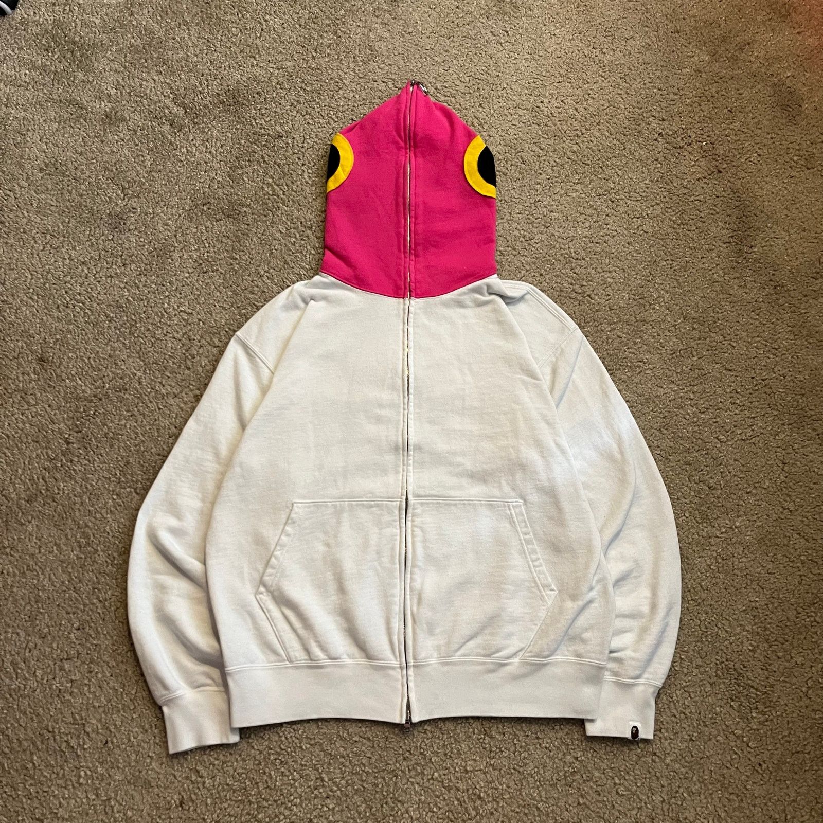 00s A BATHING APE/Half zip Sweat/初期タグ/M/ハーフジップ