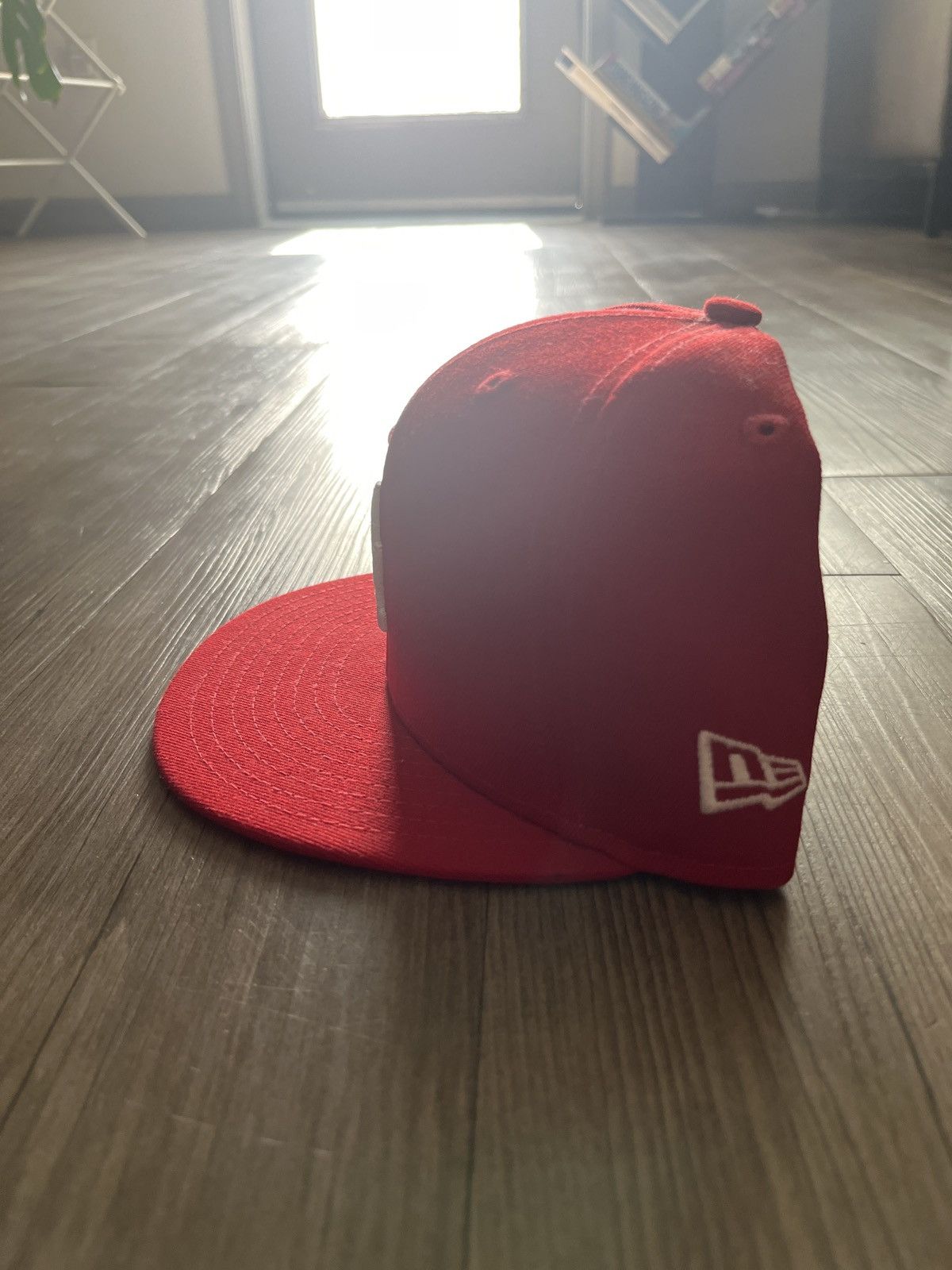New Era Dodgers Red new era fitted hat Size ONE SIZE - 2 Thumbnail