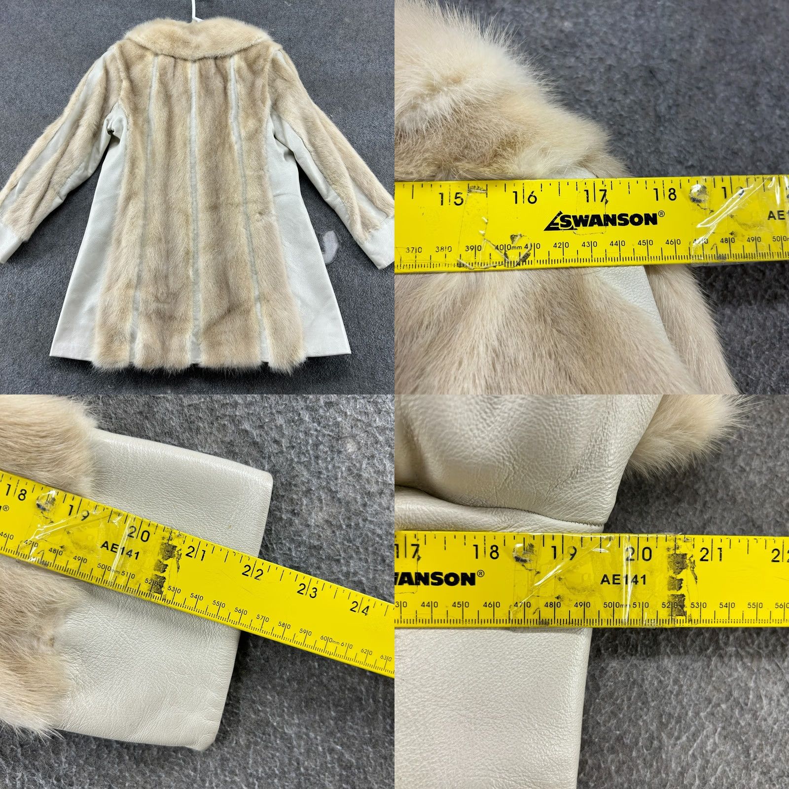 Joseph VINTAGE Joseph Zaccaria Fur Coat Womens M Ivory Long Overcoat 80s Real Mink Lined Coat Mens? Size M / US 6-8 / IT 42-44 - 8 Thumbnail