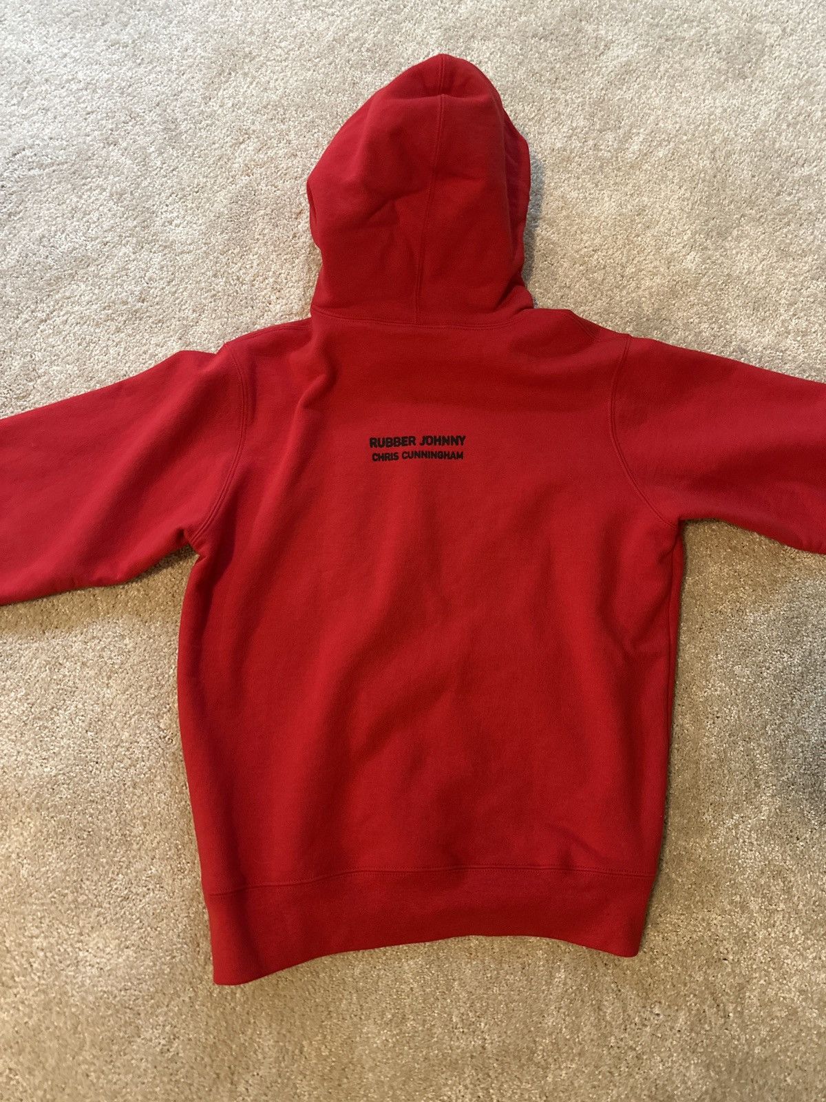 Supreme Supreme Chris Cunningham Chihuahua Hooded Sweatshirt Red Size US M / EU 48-50 / 2 - 2 Thumbnail