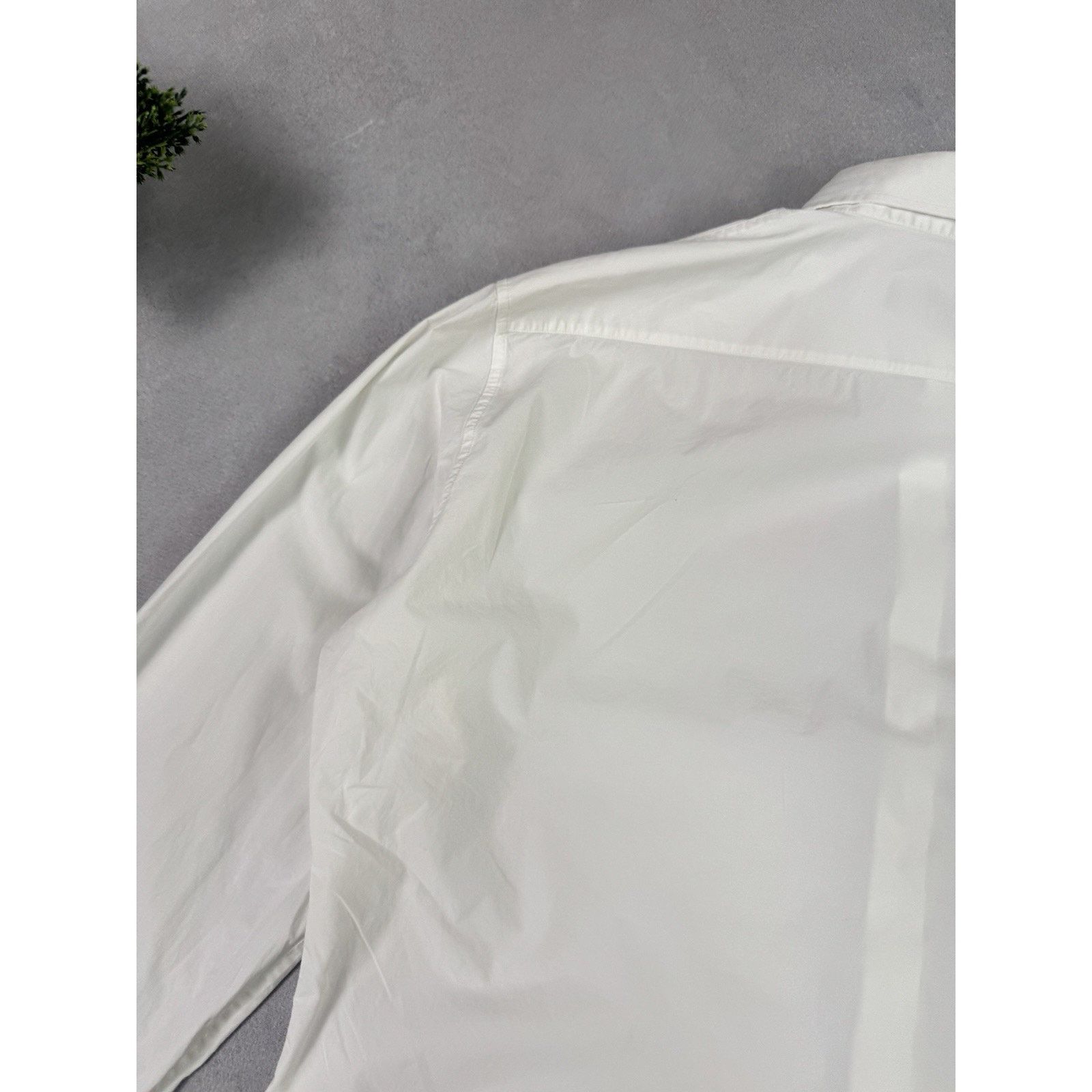 DSQUARED2 Men’s Shirt White Classic Button-Up Cotton Sz 54