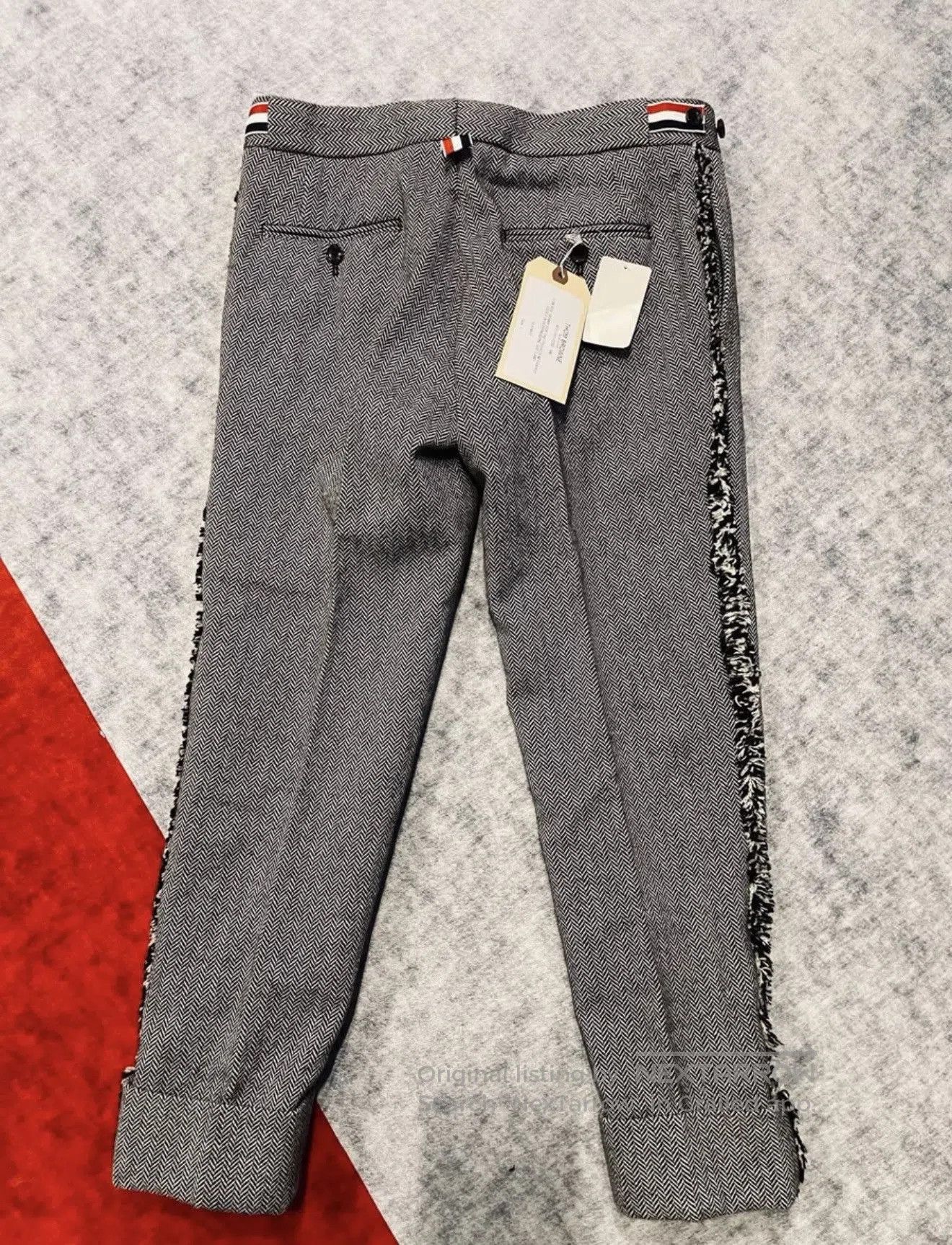 Thom Browne Thom Browne Frayed Edge Wool Trousers. Size US 31 - 4 Thumbnail