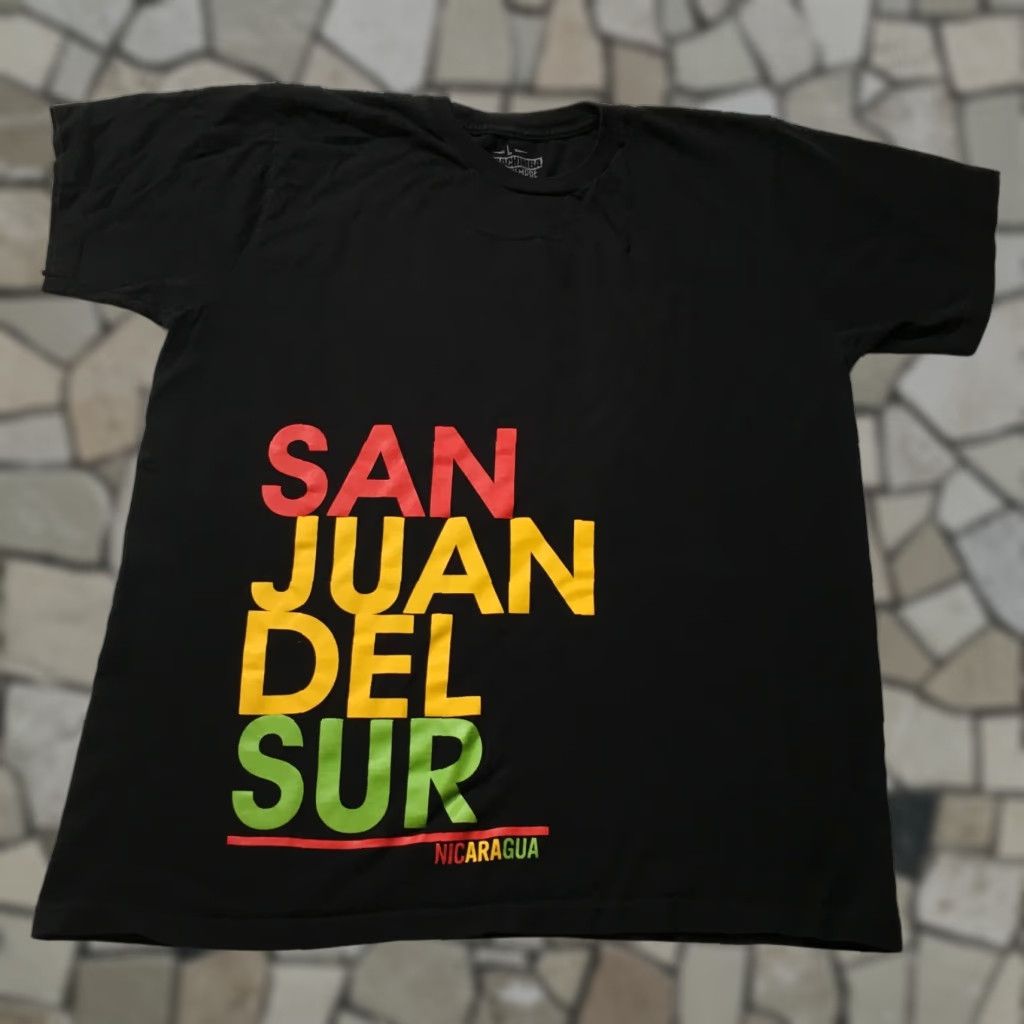 Vintage VINTAGE NICARAGUA T-Shirt Large Black Men US Size US L / EU 52-54 / 3 - 1 Thumbnail