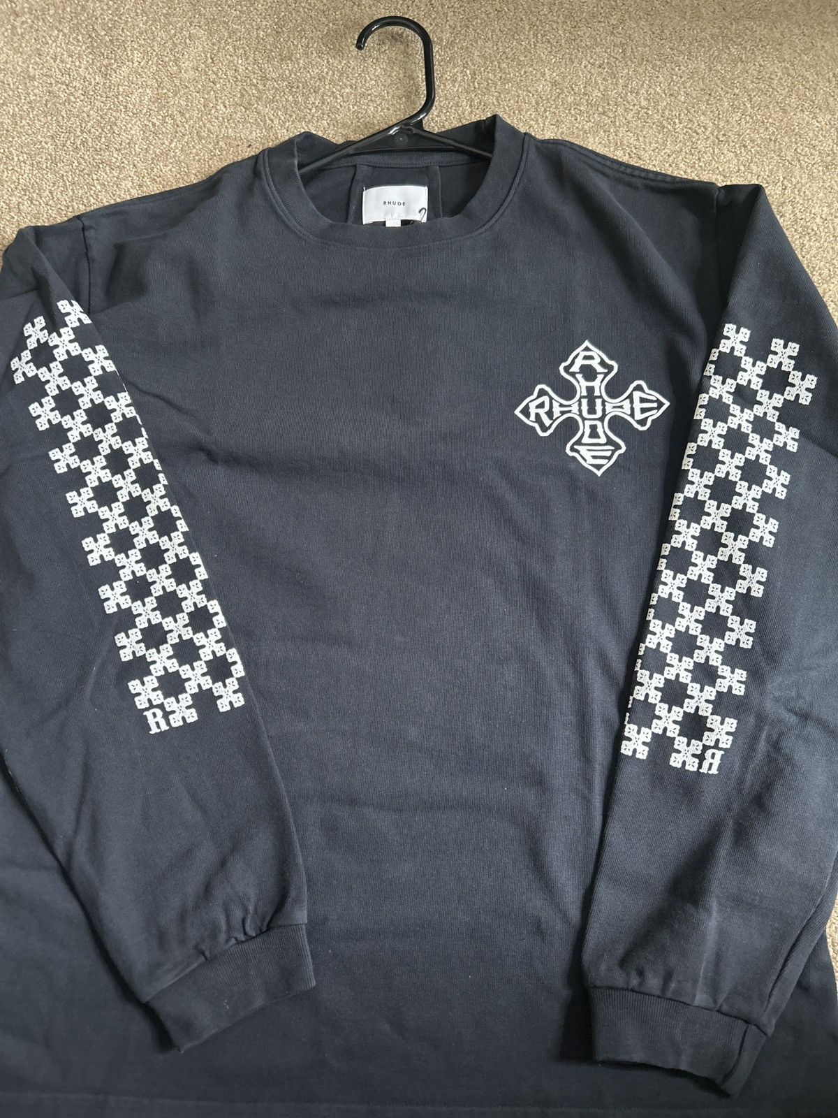 Rhude Rhude cross ls tee xs Size US XS / EU 42 / 0 - 2 Thumbnail