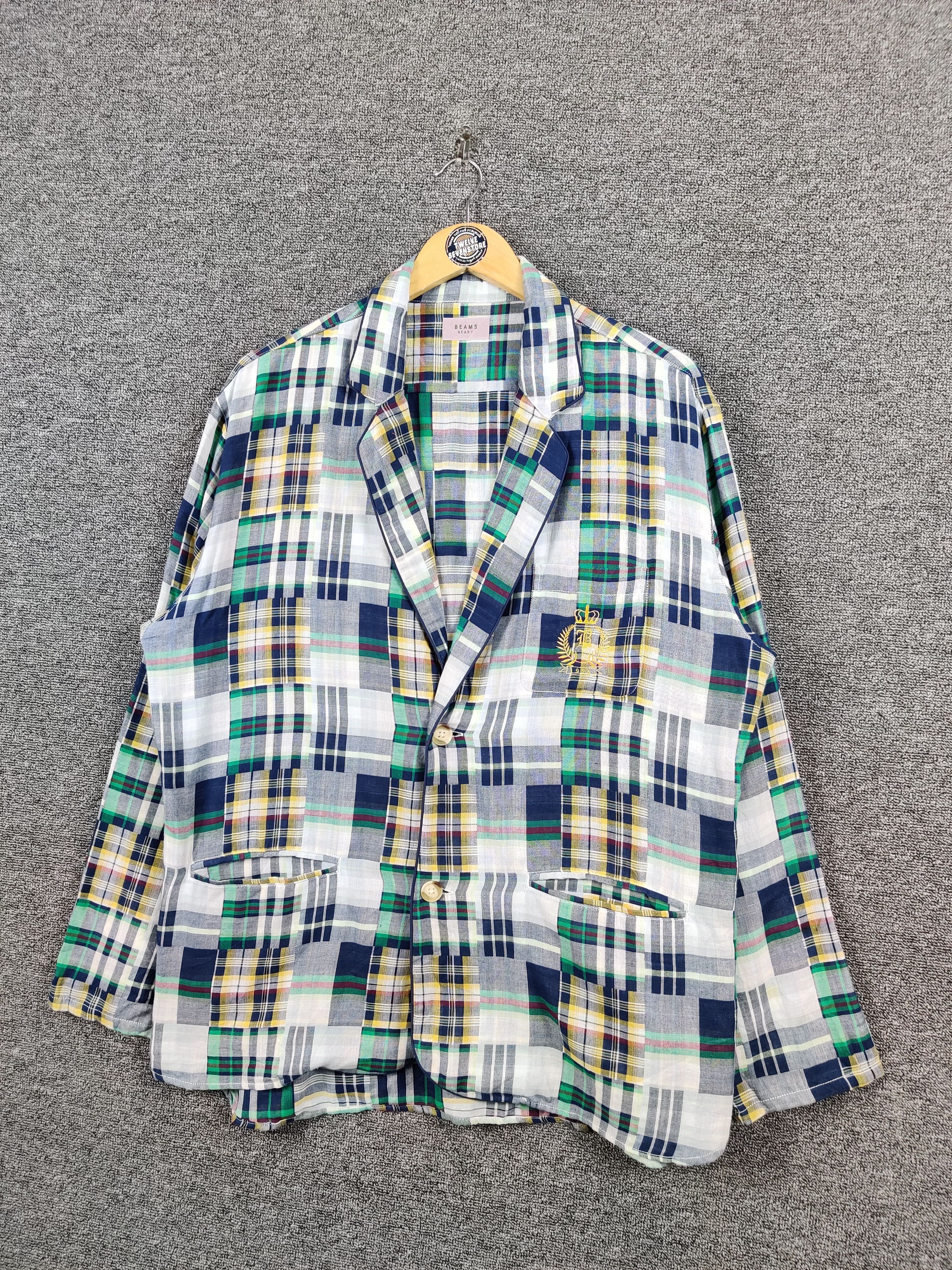 Beams Plus Vintage Beams Heart Flannel Button Ups Shirt Size US L / EU 52-54 / 3 - 2 Thumbnail