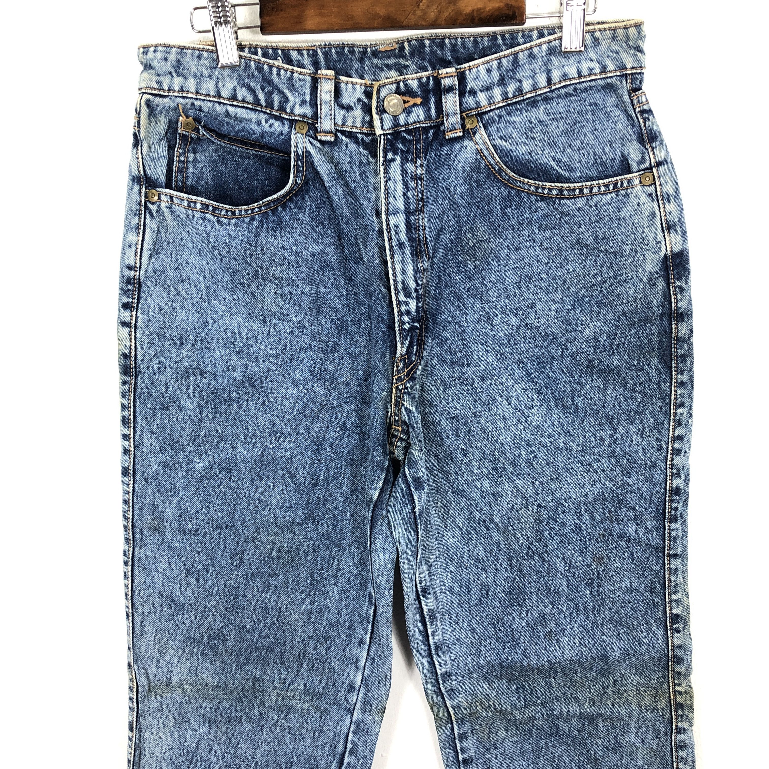 Japanese Brand × Vintage Checheberry Tappered Jeans 30 x 30 L1312W Size 30" / US 8 / IT 44 - 2 Thumbnail