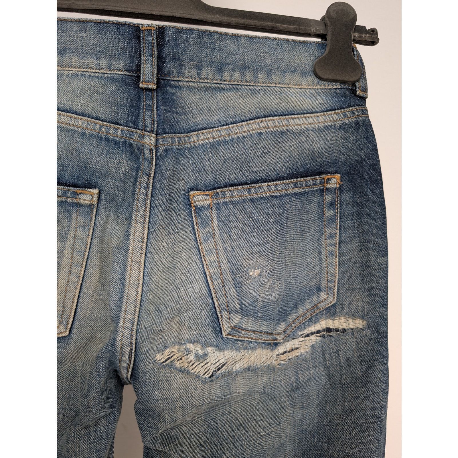 Saint Laurent Paris o1rshd1 Denim Jeans in Blue Size US 27 - 12 Thumbnail