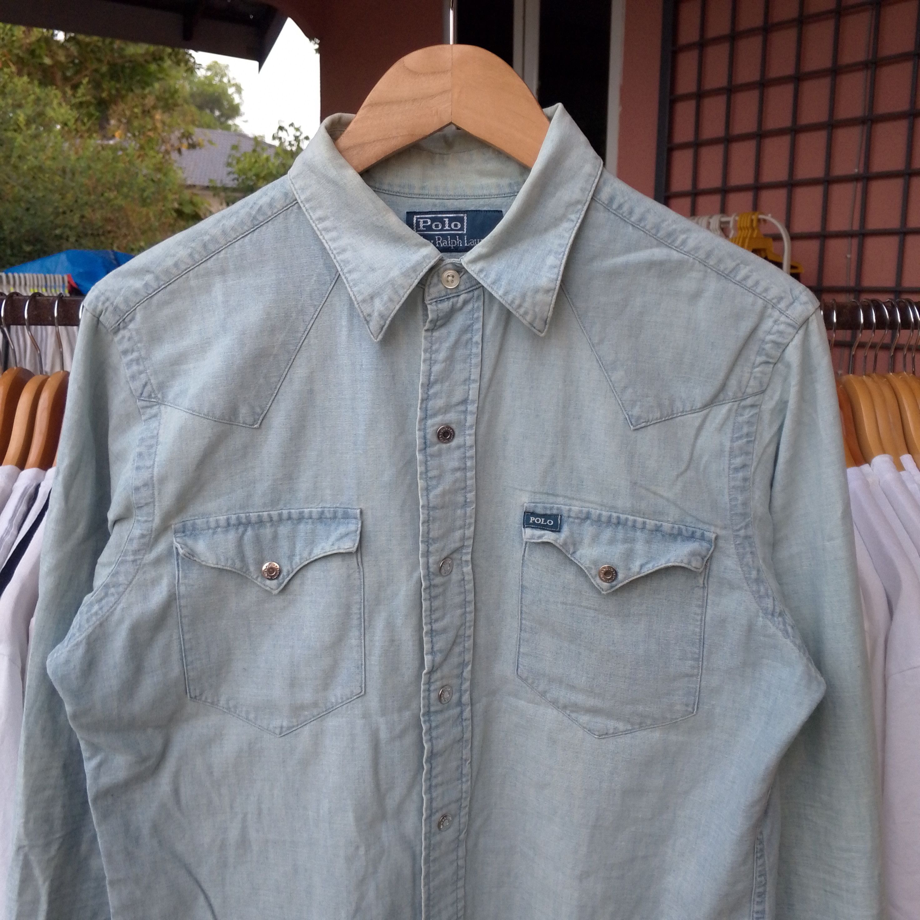 Polo Ralph Lauren Vintage Polo Ralph Lauren Wild West Show Denim Shirt Size US M / EU 48-50 / 2 - 6 Thumbnail