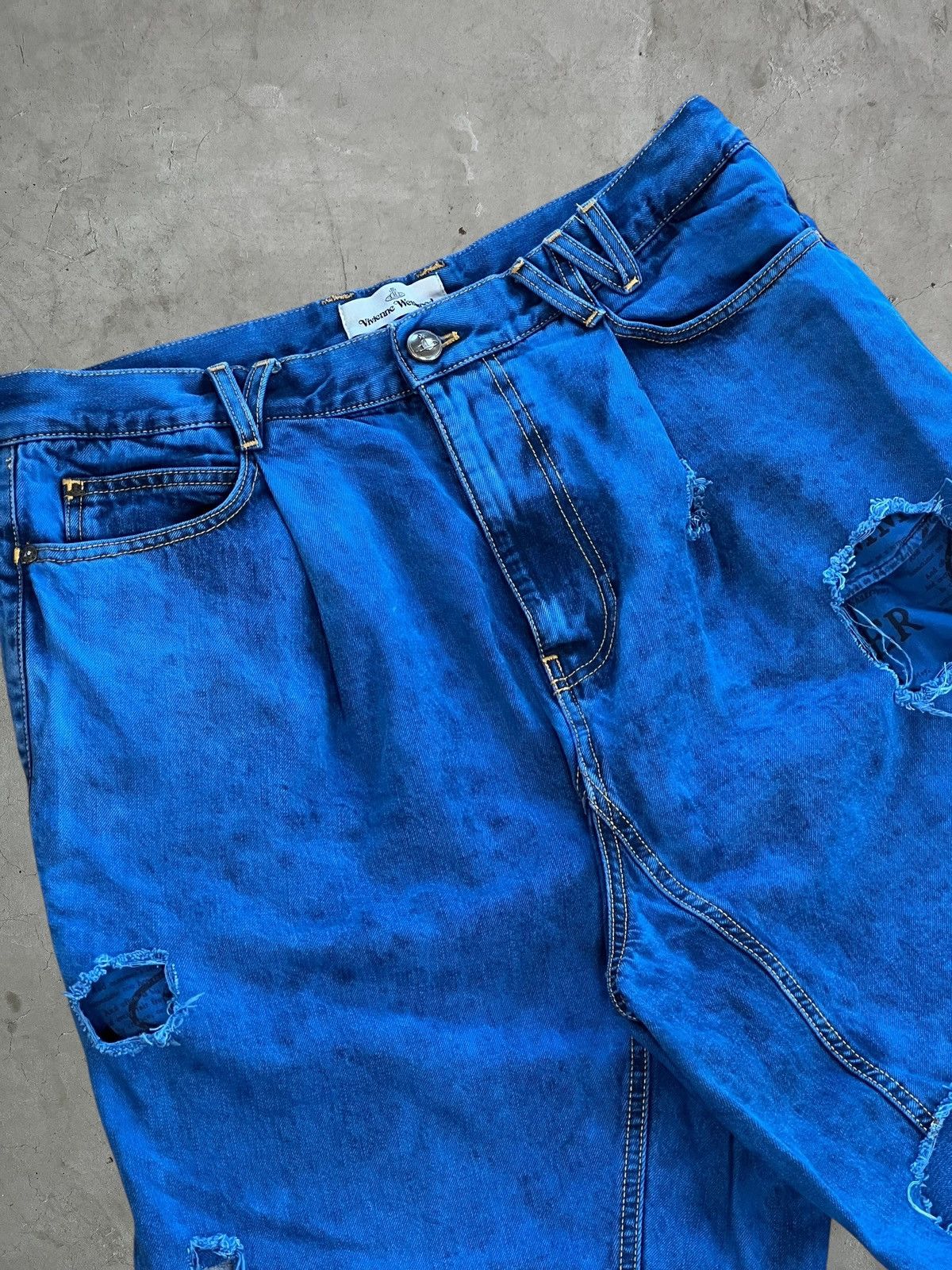 Vivienne Westwood Vivienne Westwood Distressed Denim Shorts Size US 36 / EU 52 - 3 Thumbnail