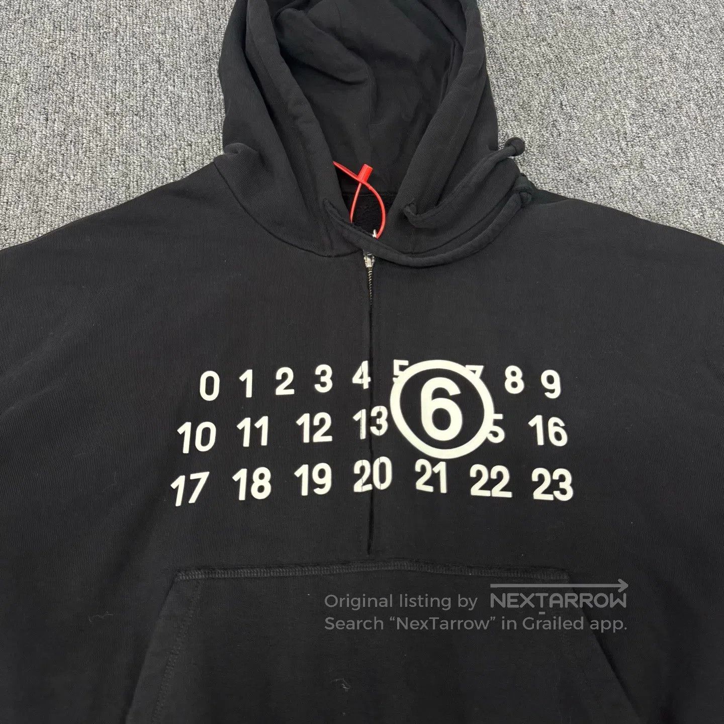 Maison Margiela Maison Margiela Digital half-zipper hoodie| Size US M / EU 48-50 / 2 - 4 Thumbnail