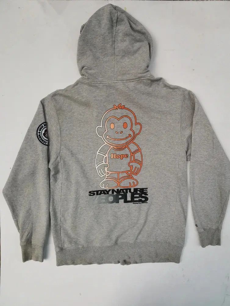 Japanese Brand Back Dive Monkey Mbongo Hoodie Sweatshirts Size US L / EU 52-54 / 3 - 2 Thumbnail