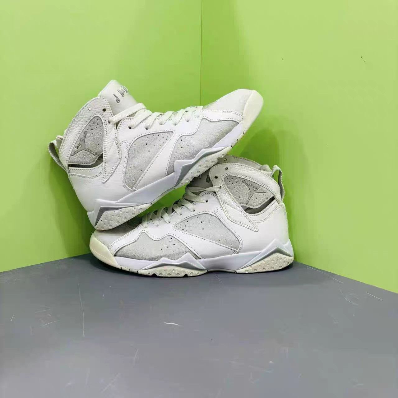 Jordan Brand Air Jordan 7 Grey White K15 Size US 9.5 / EU 42-43 - 5 Thumbnail