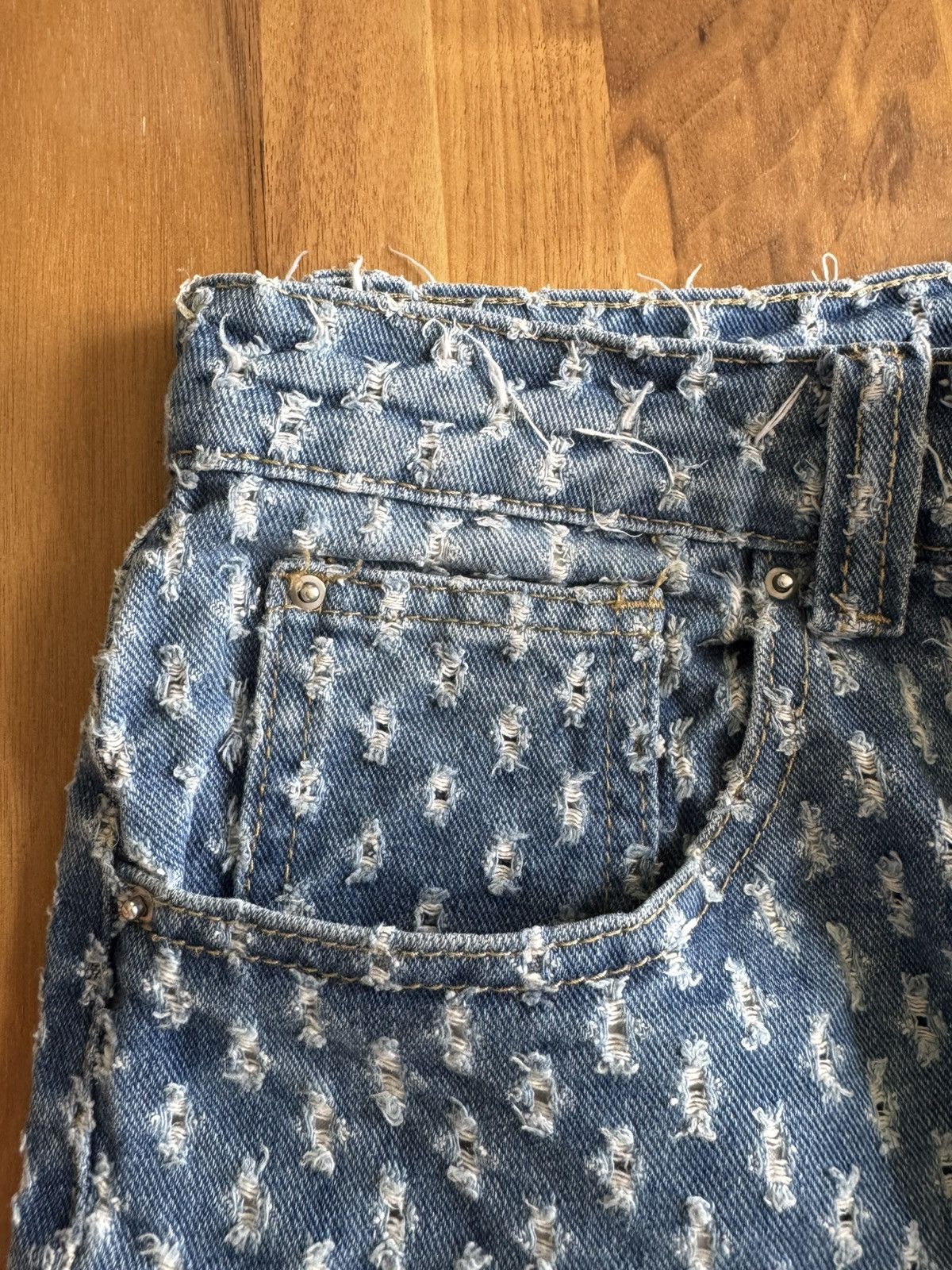 Jaded London Jaded London Distressed Light Blue Jeans Size US 32 / EU 48 - 8 Thumbnail
