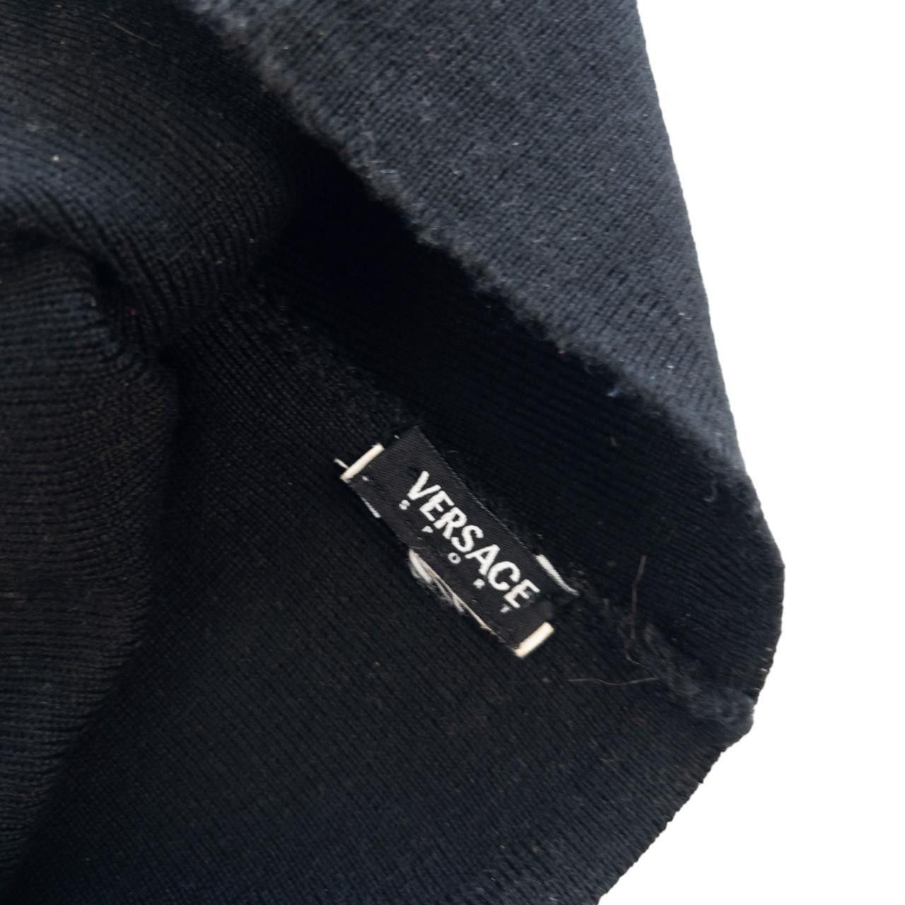 Versace Vintage Versace Sport Black Beanie Women's Size Size ONE SIZE - 3 Thumbnail