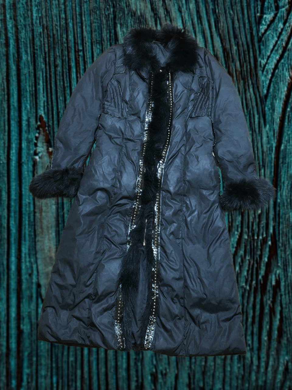 Roberto Cavalli Roberto Cavalli Trim Fur and Synthetic Belted Mid Coat Size XS / US 0-2 / IT 36-38 - 1 Thumbnail