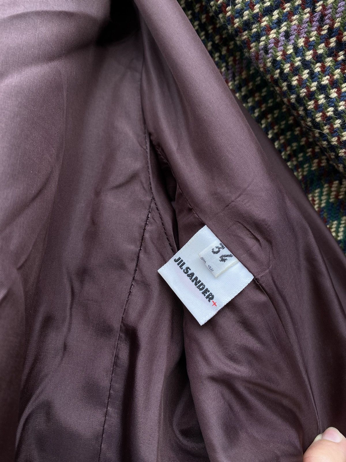 Jil Sander Jil Sander Vintage Plaid Wool/Cashmere Blazer Jacket Size 34 Size XS / US 0-2 / IT 36-38 - 9 Thumbnail