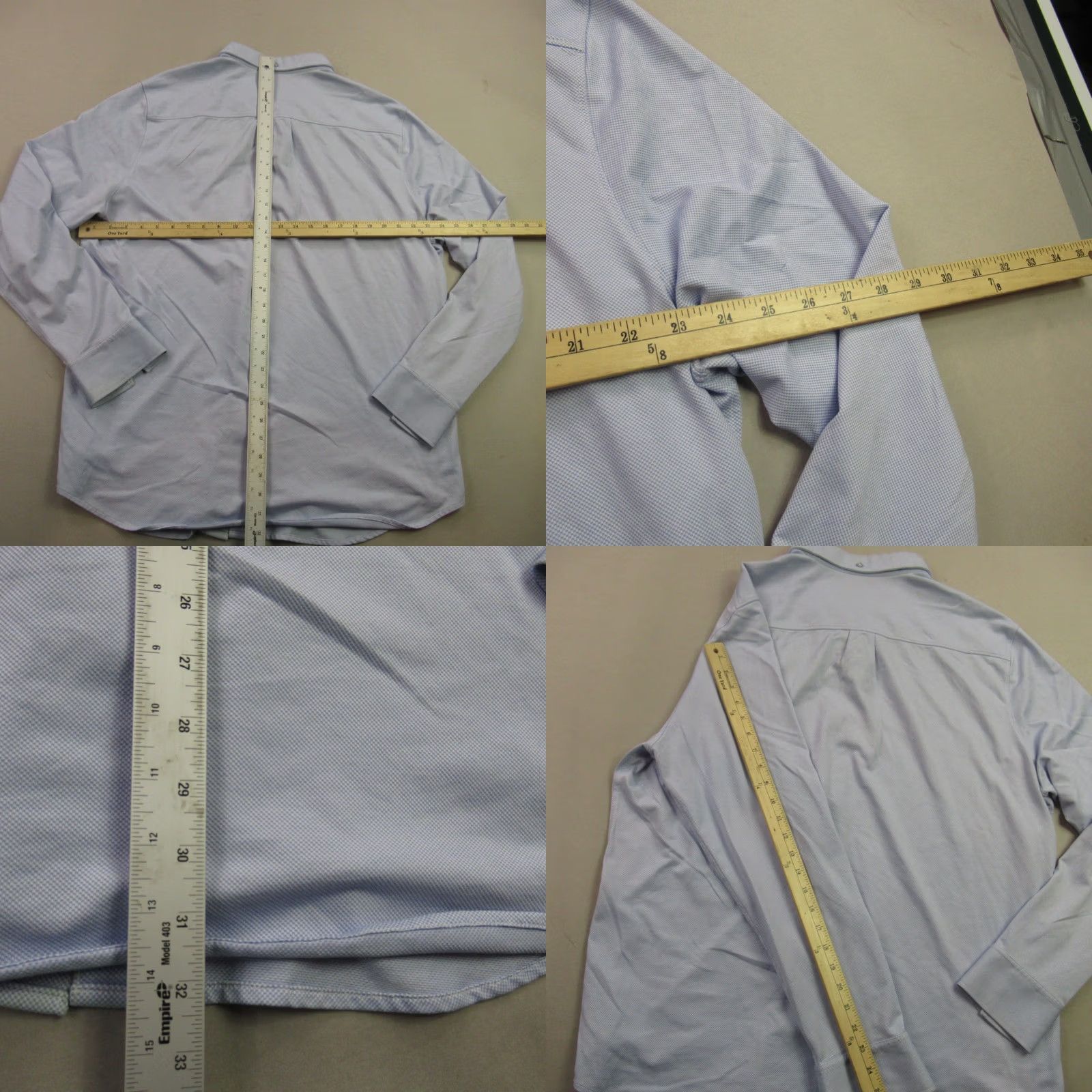 Tommy Bahama Tommy Bahama Shirt Mens XL Tall Long Sleeve Button Front Blue Casual Cotton Blend Size US XL / EU 56 / 4 - 8 Thumbnail