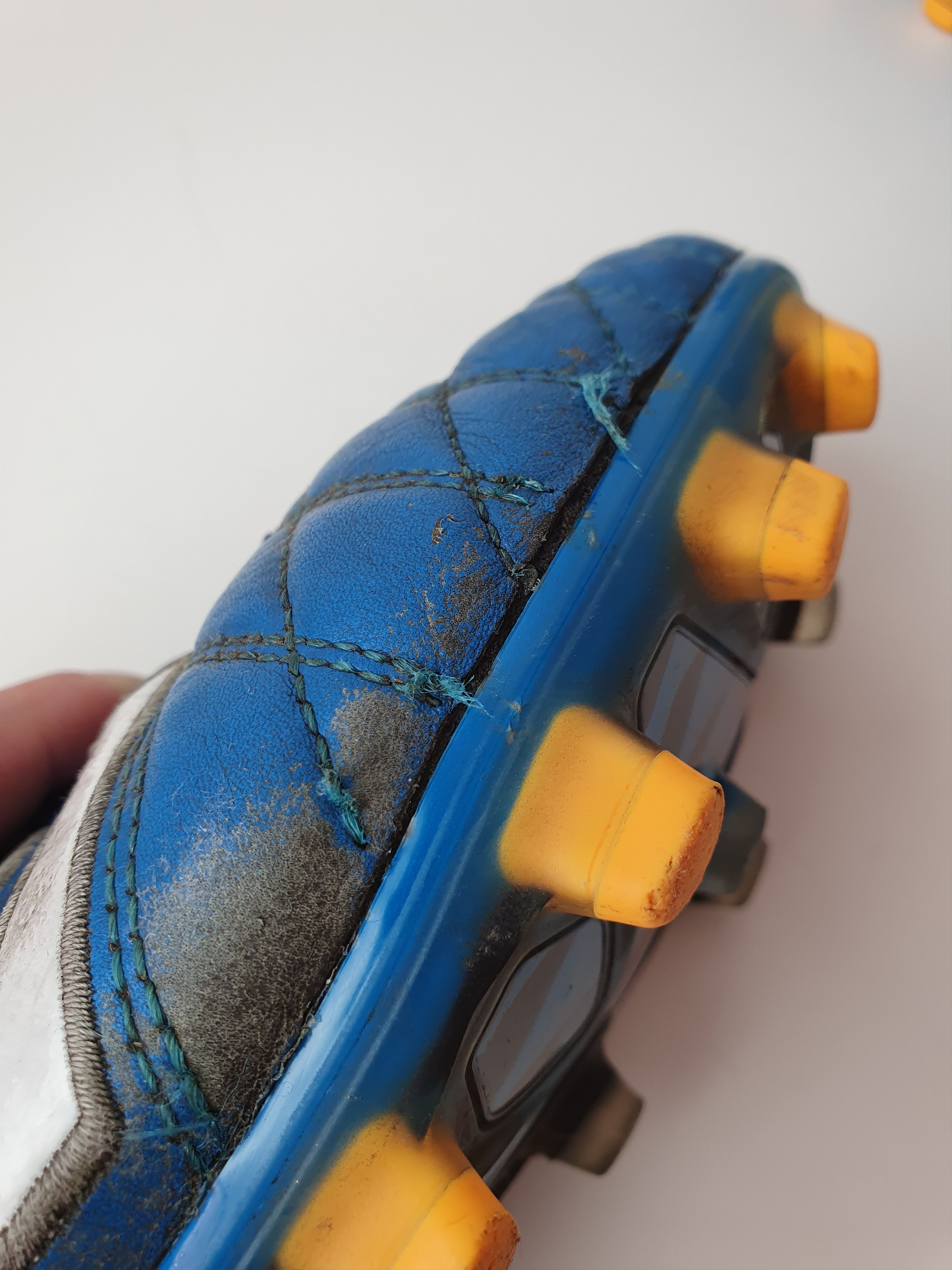 Adidas Vinatge Football Caps Adidas Adipure 11 Pro Blue Soccer Size US 8.5 / EU 41-42 - 13 Thumbnail