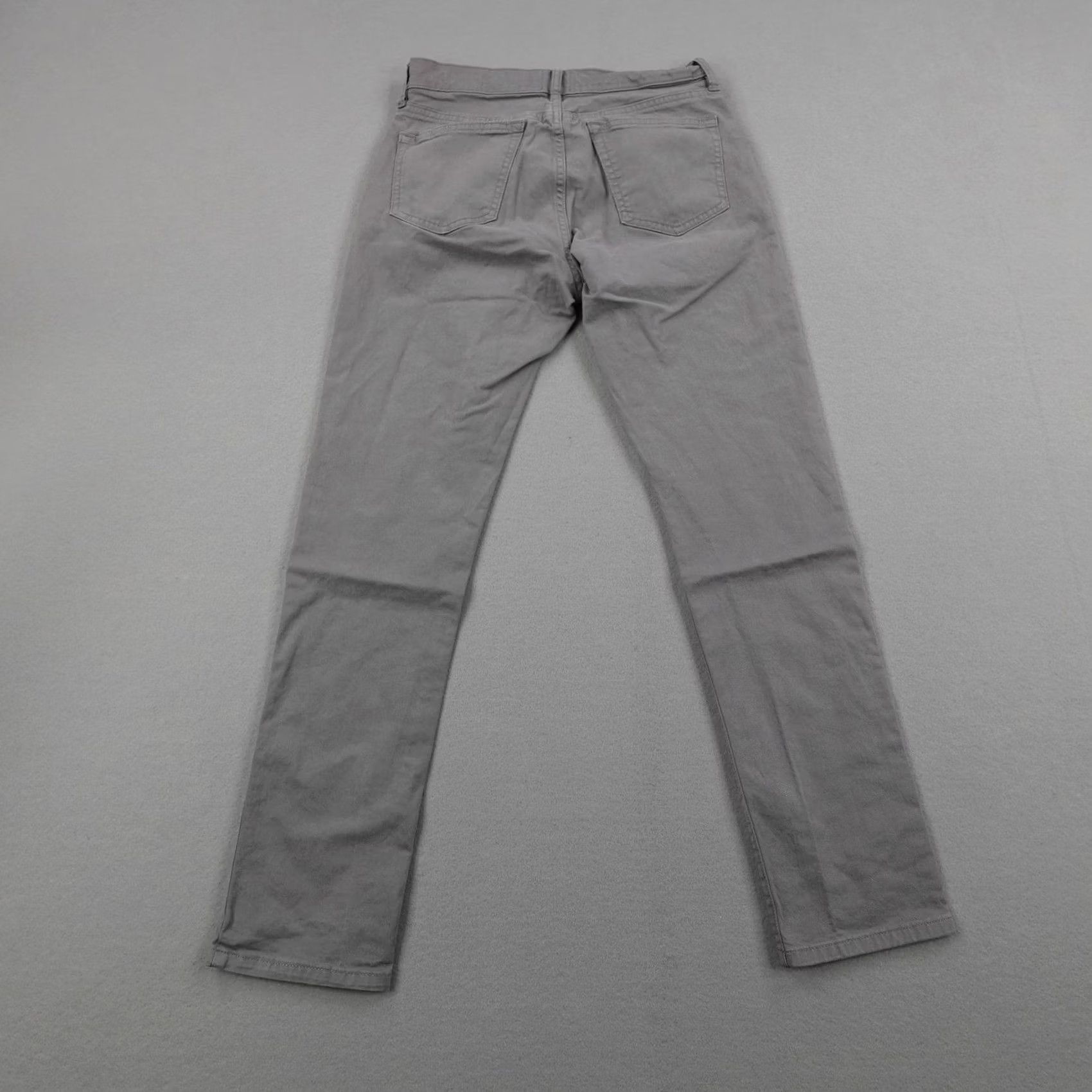 Flint And Tinder Flint And Tinder Pants Mens 28x30 Gray Chino Slim Fit 5 Pocket Straight Leg Workwear Size US 28 / EU 44 - 4 Thumbnail