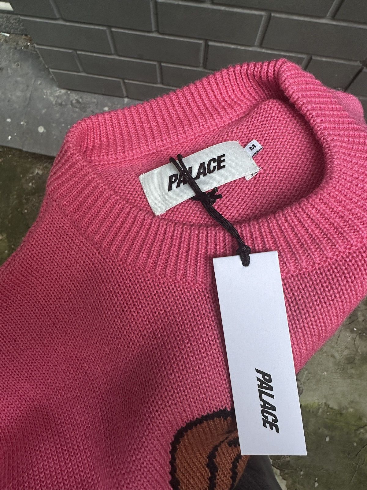 Palace Palace bulldog knit sweater Size US M / EU 48-50 / 2 - 6 Thumbnail