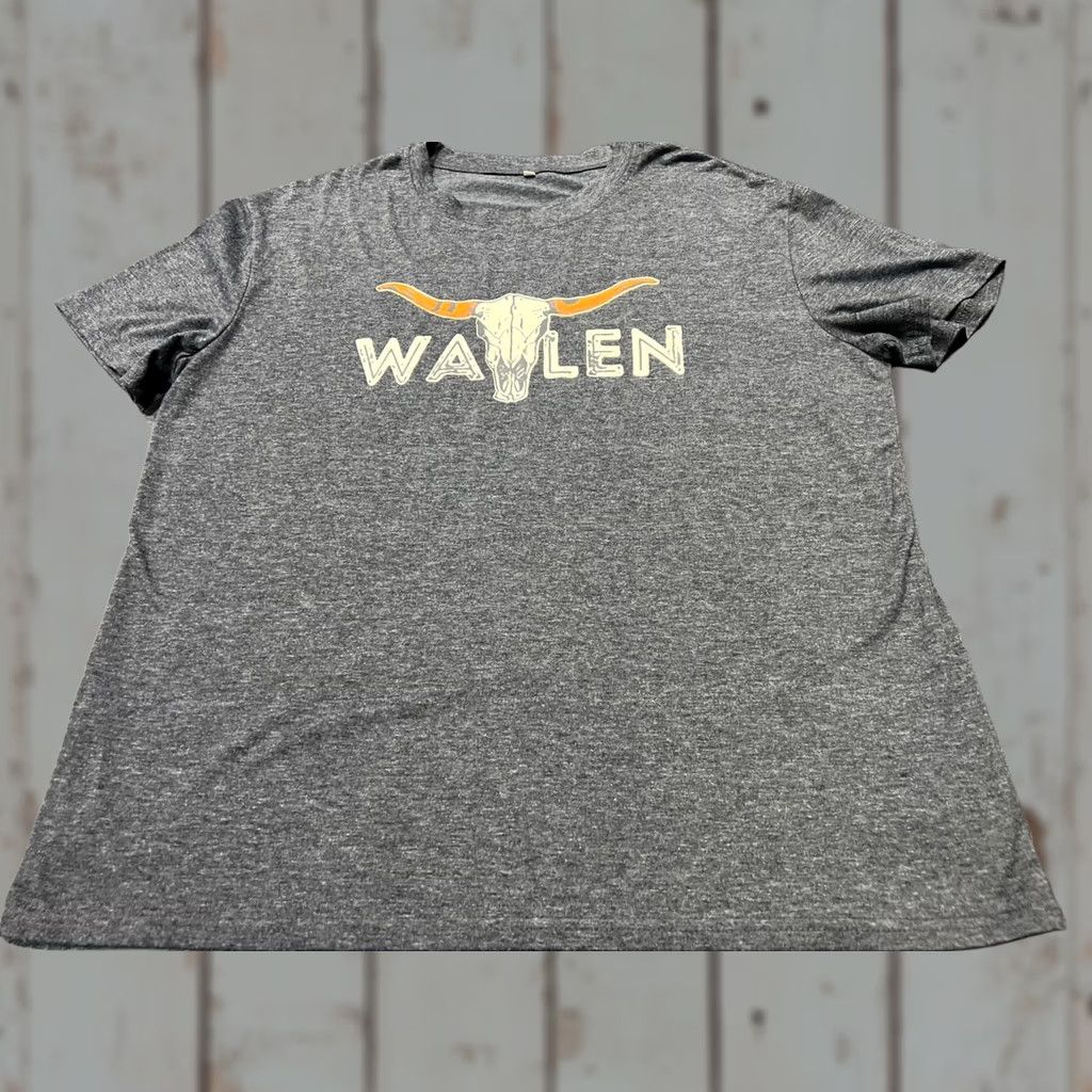 Vintage Morgan Wallen T-Shirt Gray 2XL Mens Music Nashville Texas Country Star Shirt 2XL Size US XXL / EU 58 / 5 - 1 Thumbnail