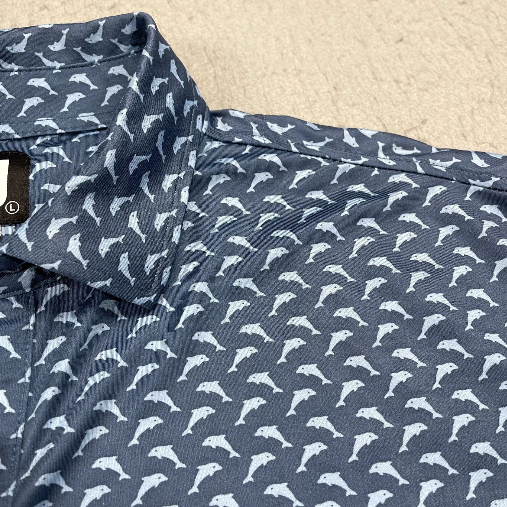 Footjoy FootJoy Polo Shirt Mens L Blue Logo Stretch Golf Shirt Polo Size US L / EU 52-54 / 3 - 4 Thumbnail
