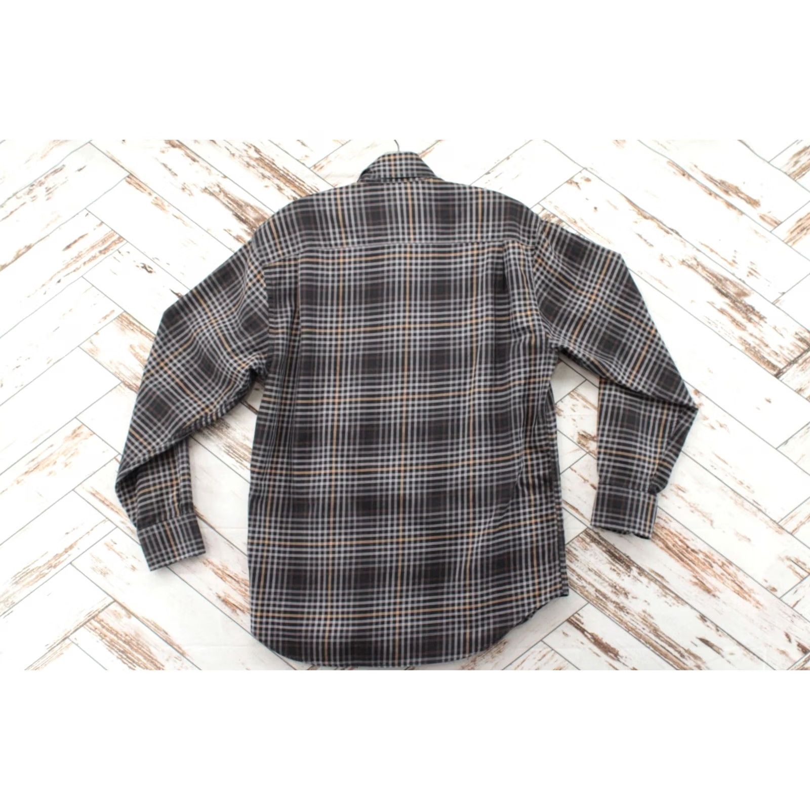 Robert Talbott Robert Talbott Shirt Mens M Black Windowpane Plaid Button-Up Office Size US M / EU 48-50 / 2 - 3 Thumbnail