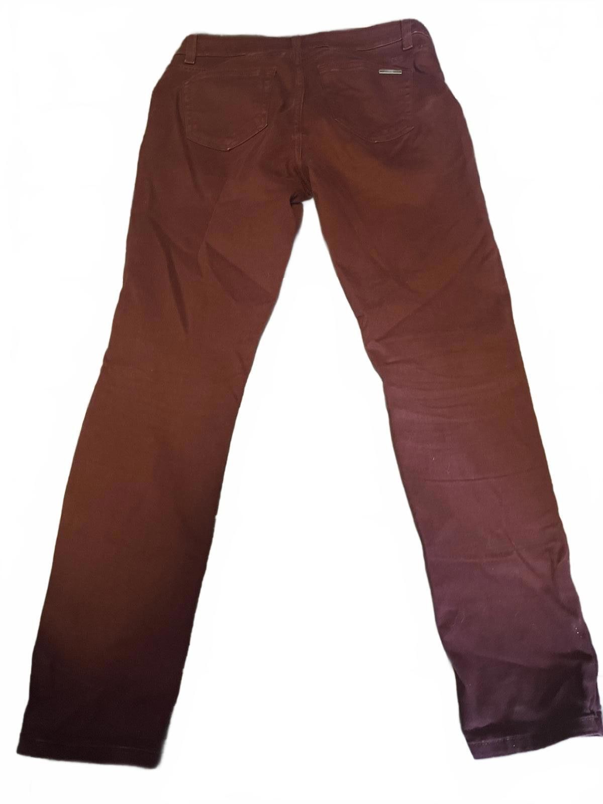 Michael Kors Michael Kors burgundy skinny jeans, size 4 Size 27" / US 4 / IT 40 - 2 Thumbnail