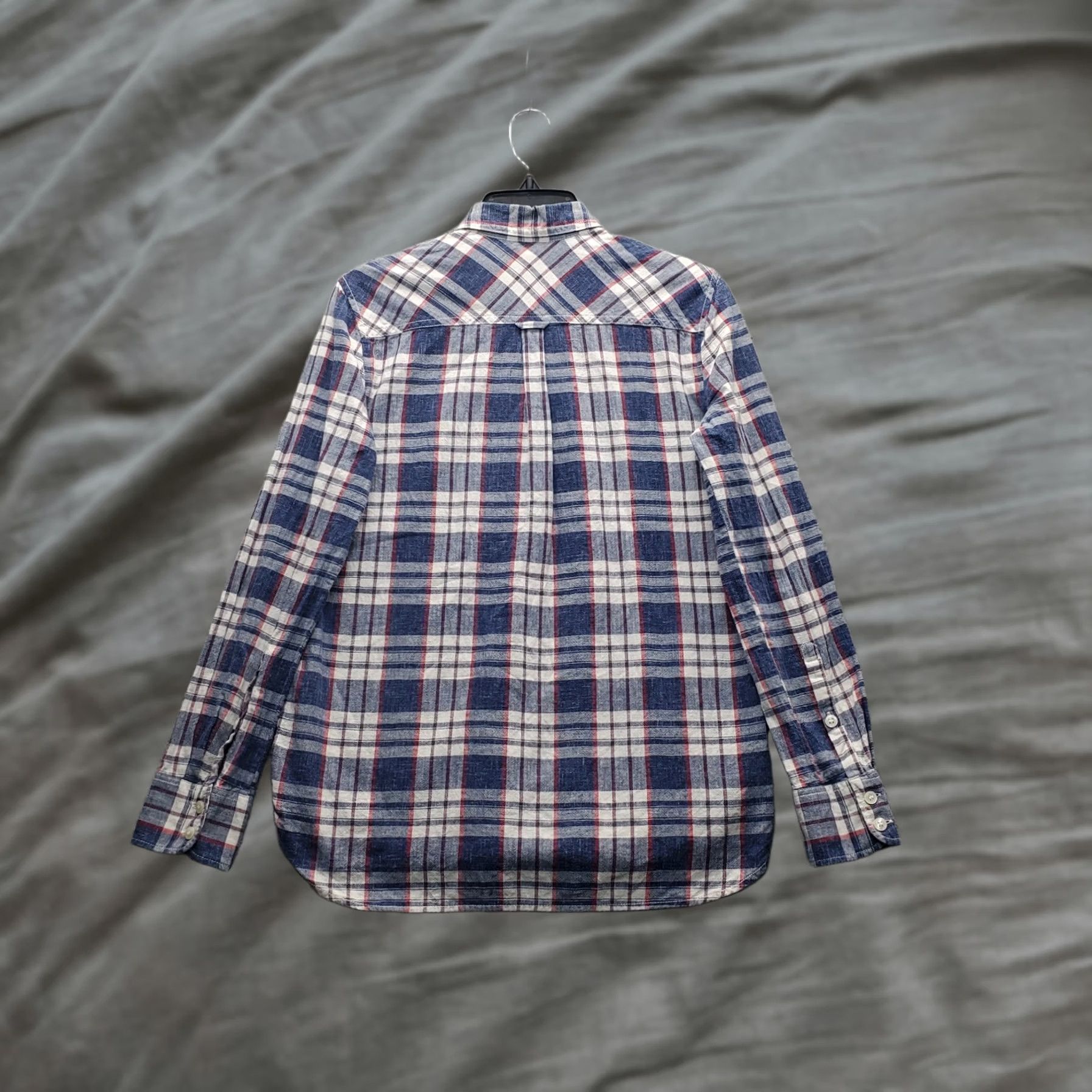 J.Crew J.CREW Popover Shirt Womens 2XS Multi Plaid Long Sleeve Button-Up Casual Shirt Small Womens Size 2XS Multicolor Plaid Pocket Collar Size XXS / US 00 / IT 34 - 1 Thumbnail