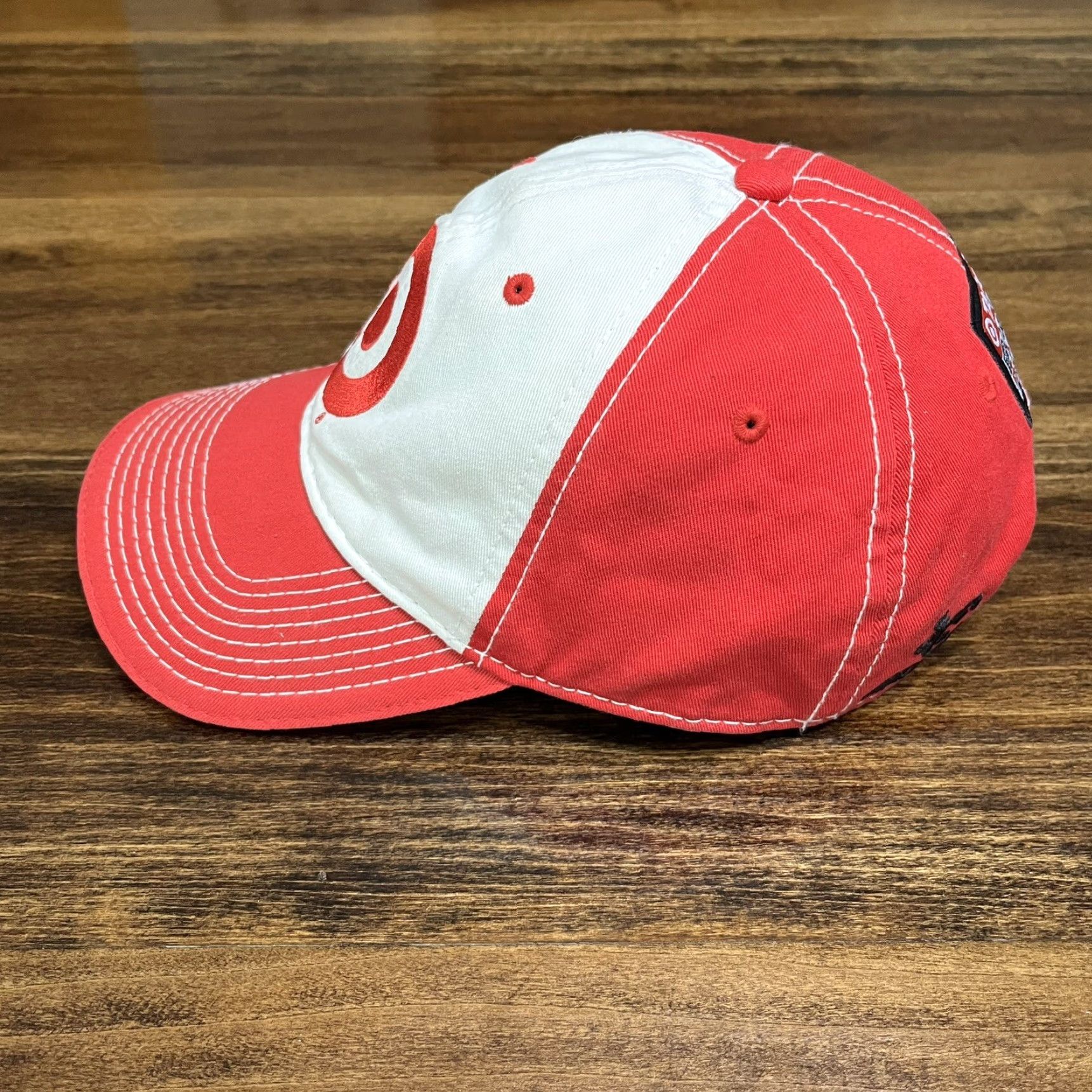 Chase Authentics Chase Authentics Target Racing Hat Cap Chip Ganassi Felix Sabates #41 Strap Back Baseball Cap Mens White USA, Vintage? No Size ONE SIZE - 3 Thumbnail