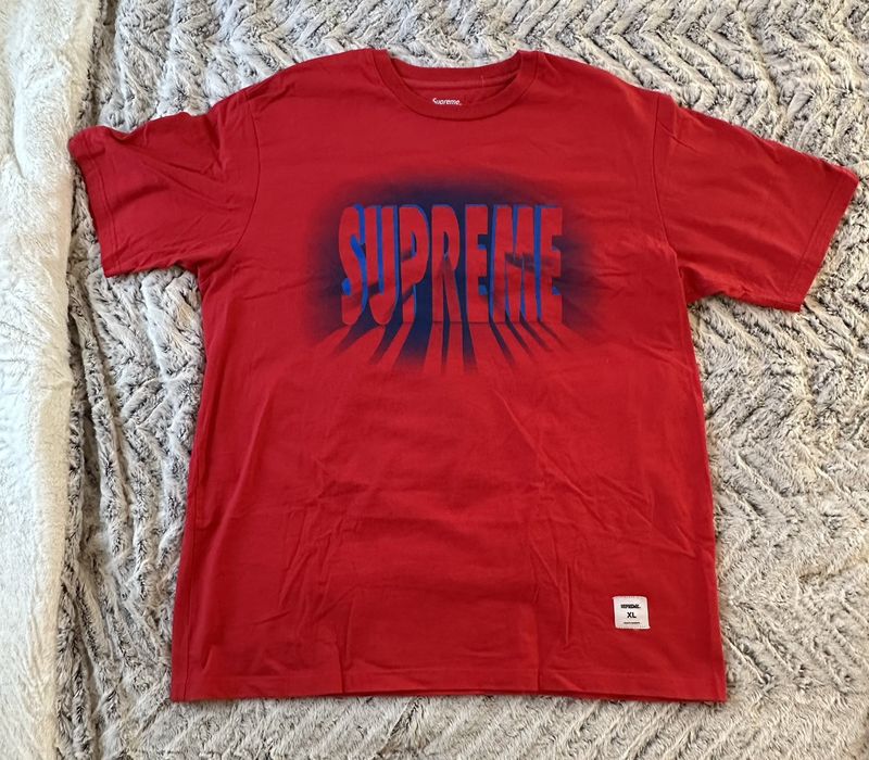 Supreme Supreme Light SS Top Red FW18 | Grailed